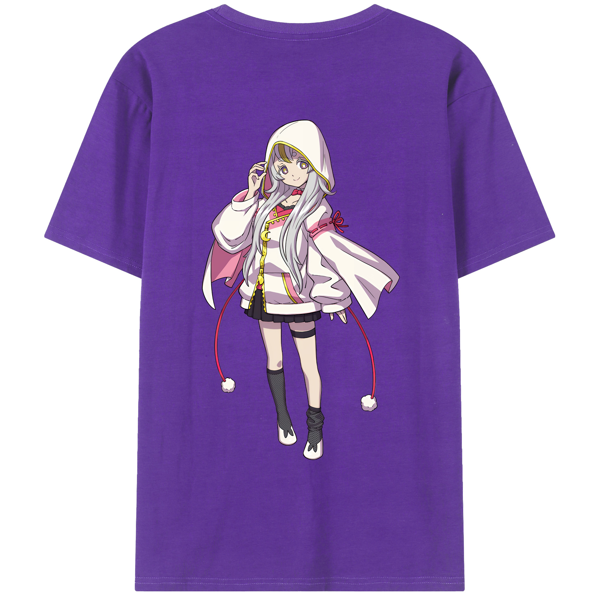 （画像用） 妖怪ウォッチ Yo-kai Watch 綿100％ メンズ半袖Tシャツ（バックプリント） 通気性