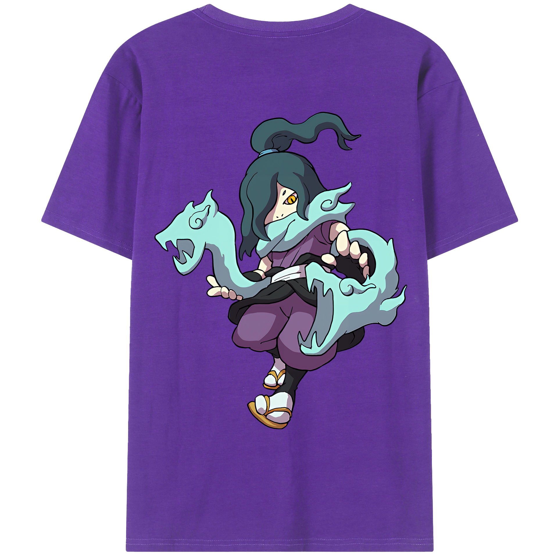 （画像用） 妖怪ウォッチ Yo-kai Watch 綿100％ メンズ半袖Tシャツ（バックプリント） 通気性