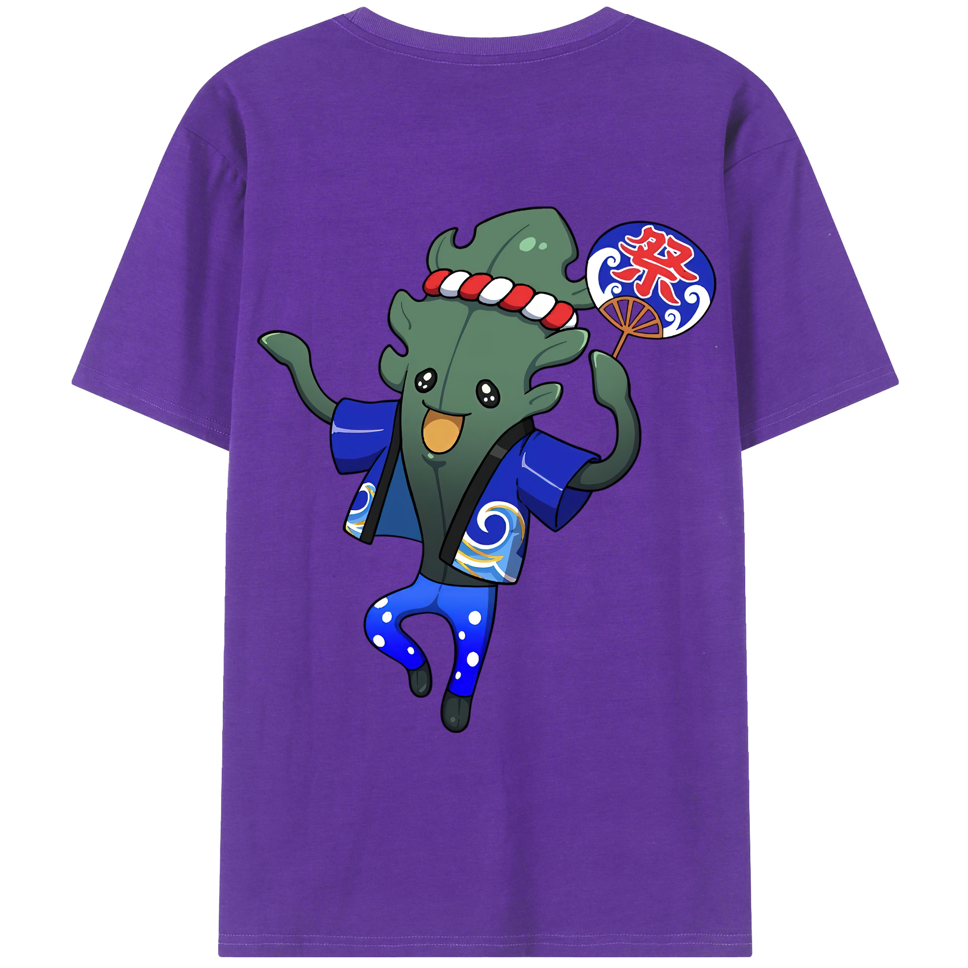 （画像用） 妖怪ウォッチ Yo-kai Watch 綿100％ メンズ半袖Tシャツ（バックプリント） 通気性