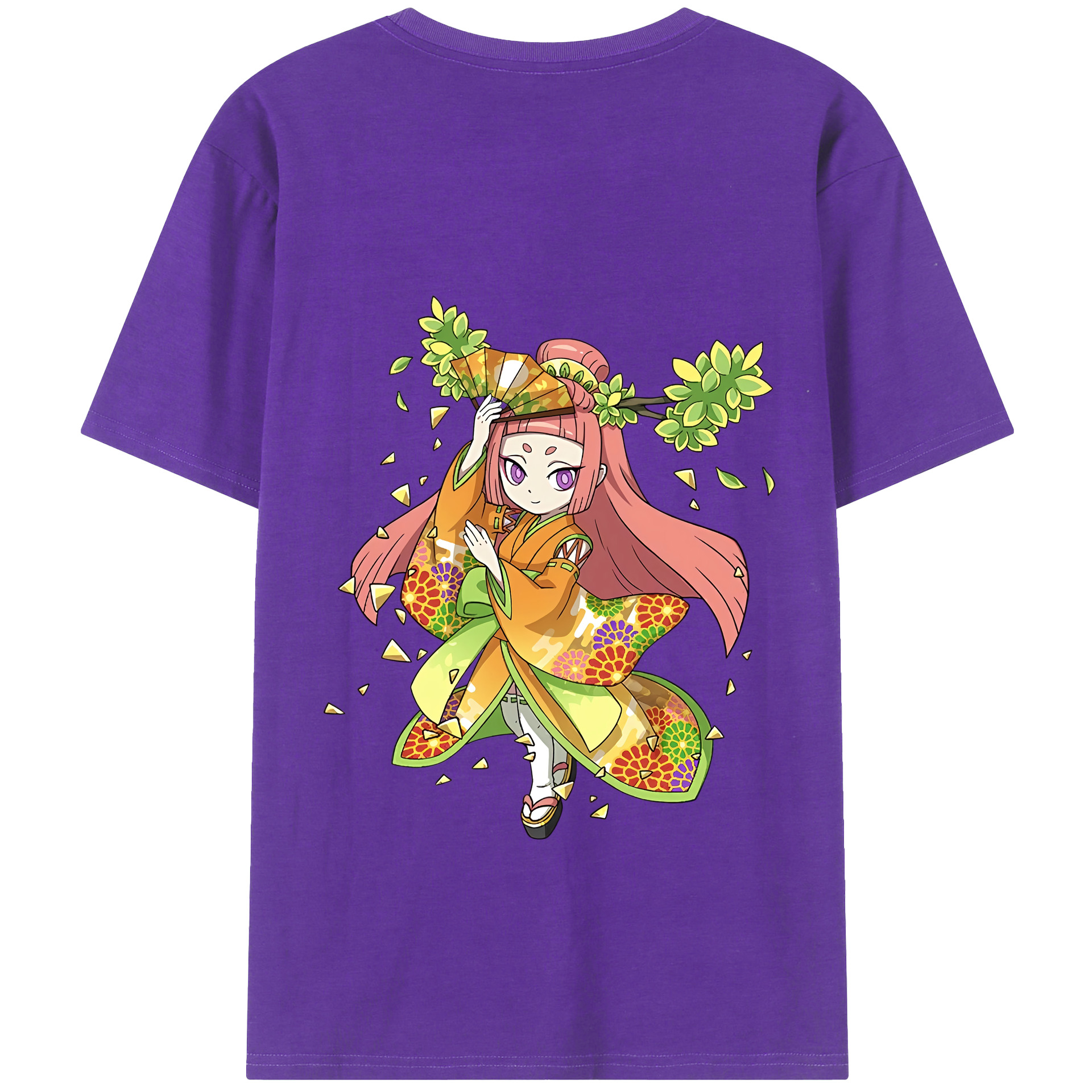 （画像用） 妖怪ウォッチ Yo-kai Watch 綿100％ メンズ半袖Tシャツ（バックプリント） 通気性