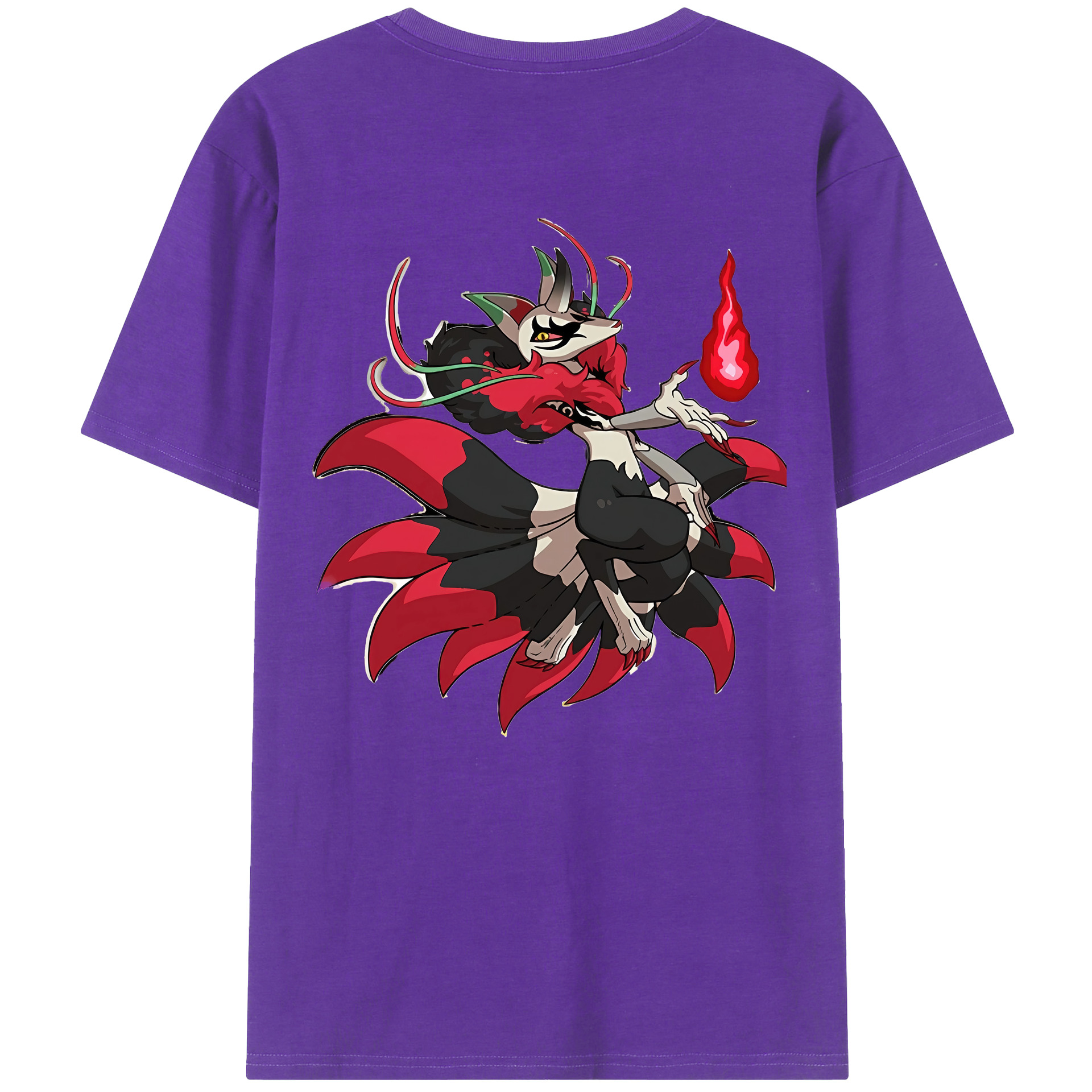 （画像用） 妖怪ウォッチ Yo-kai Watch 綿100％ メンズ半袖Tシャツ（バックプリント） 通気性