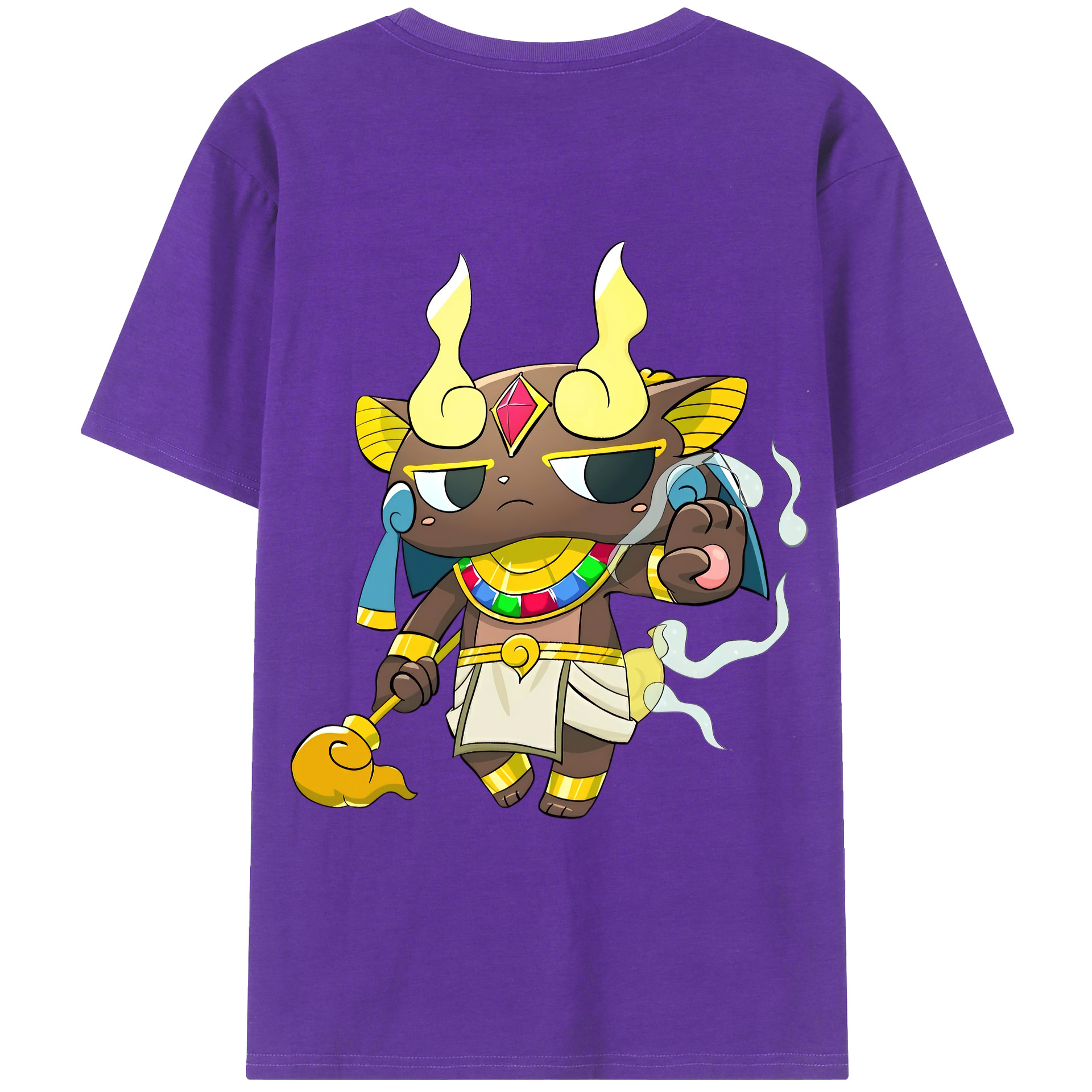 （画像用） 妖怪ウォッチ Yo-kai Watch 綿100％ メンズ半袖Tシャツ（バックプリント） 通気性