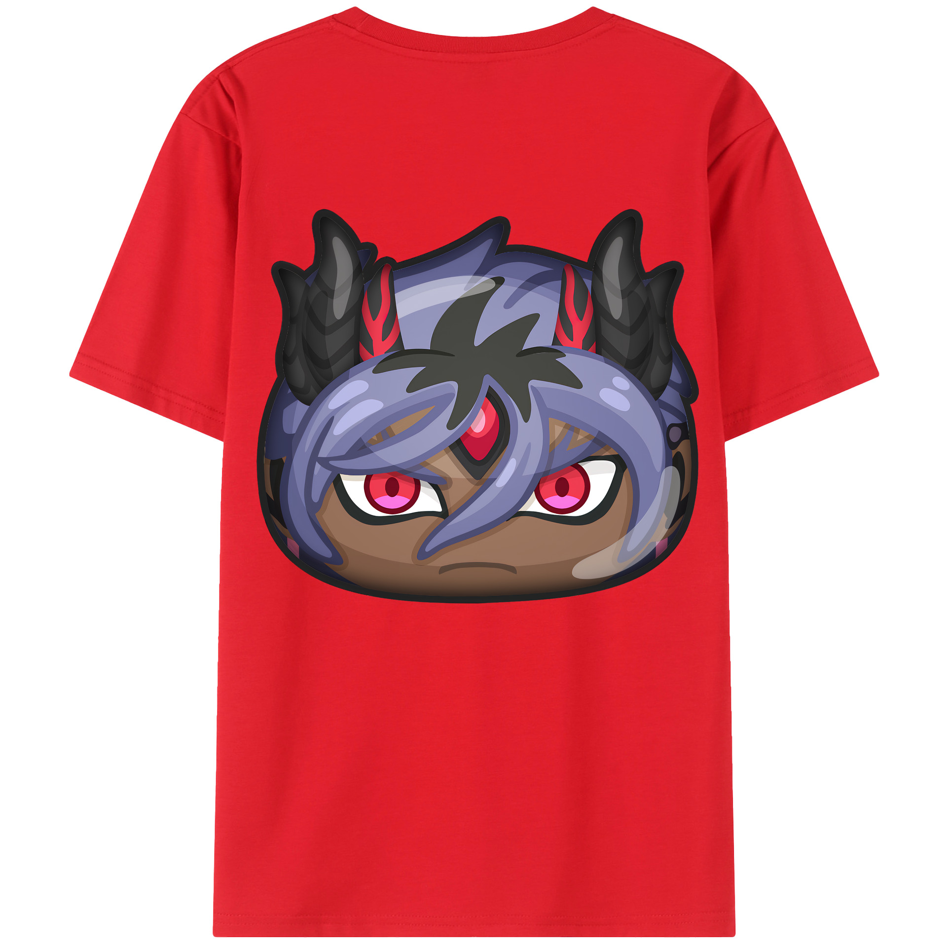 （画像用） 妖怪ウォッチ Yo-kai Watch 綿100％ メンズ半袖Tシャツ（バックプリント） 通気性