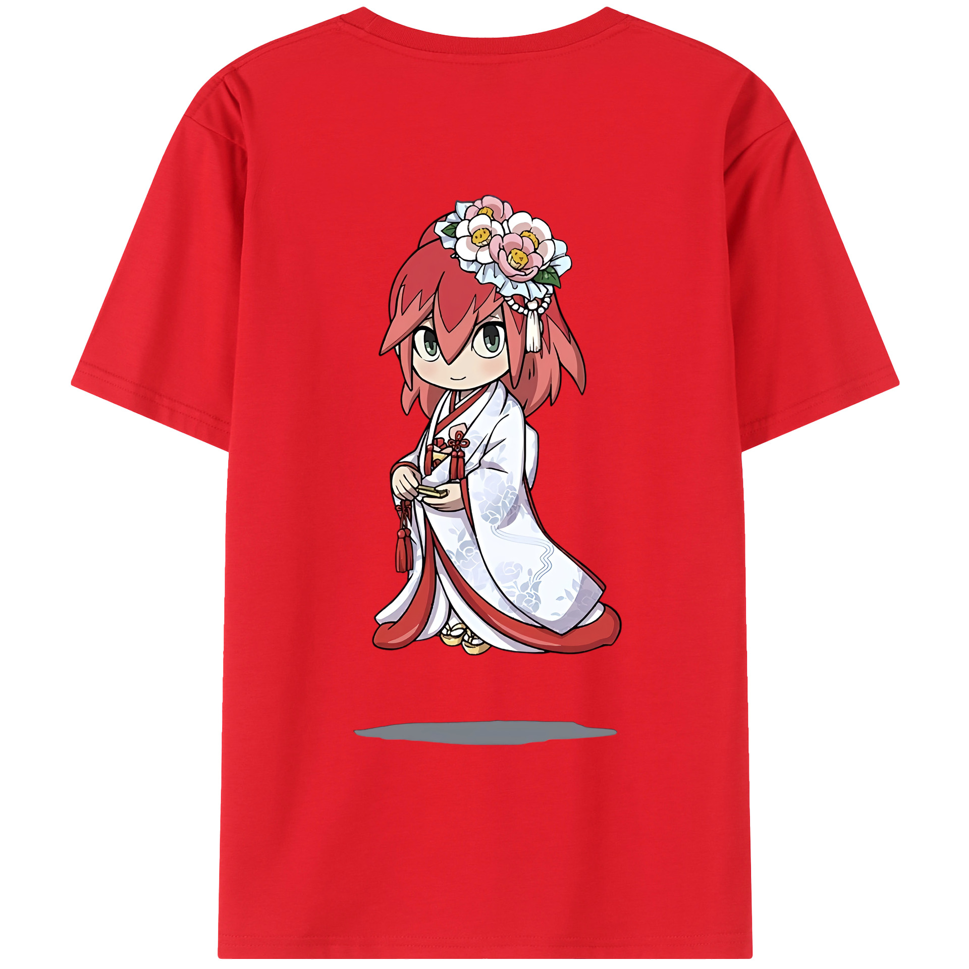 （画像用） 妖怪ウォッチ Yo-kai Watch 綿100％ メンズ半袖Tシャツ（バックプリント） 通気性