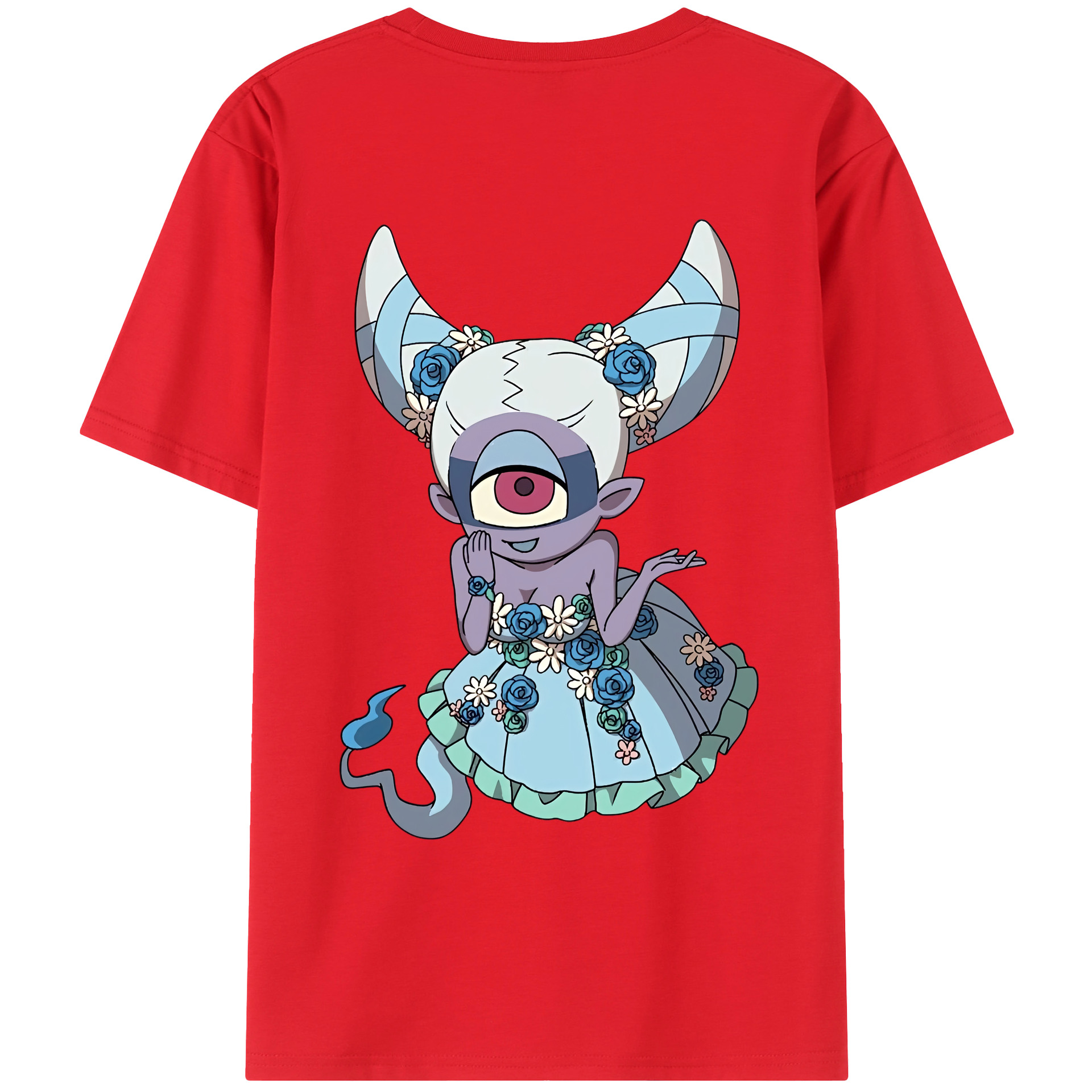 （画像用） 妖怪ウォッチ Yo-kai Watch 綿100％ メンズ半袖Tシャツ（バックプリント） 通気性