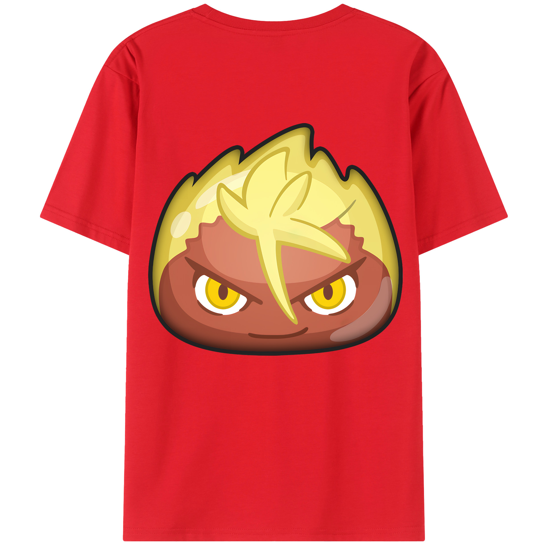 （画像用） 妖怪ウォッチ Yo-kai Watch 綿100％ メンズ半袖Tシャツ（バックプリント） 通気性