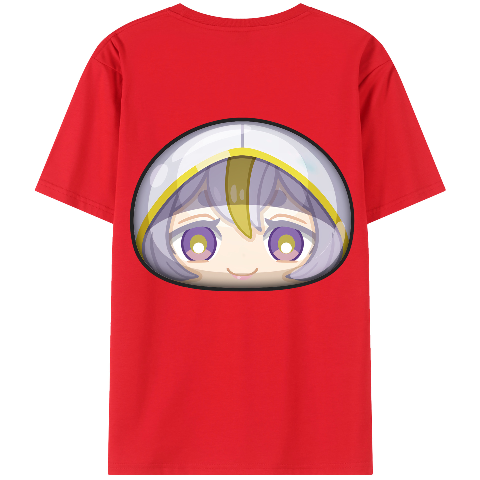 （画像用） 妖怪ウォッチ Yo-kai Watch 綿100％ メンズ半袖Tシャツ（バックプリント） 通気性