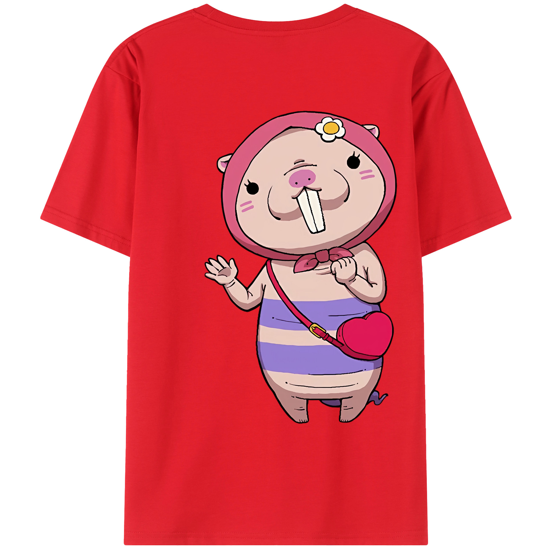 （画像用） 妖怪ウォッチ Yo-kai Watch 綿100％ メンズ半袖Tシャツ（バックプリント） 通気性