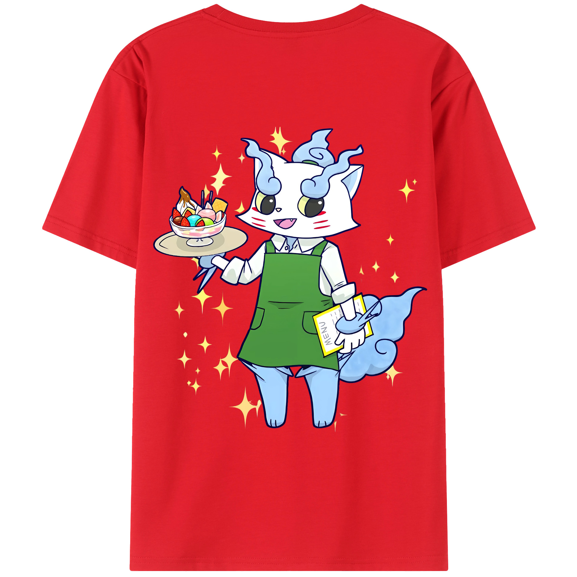 （画像用） 妖怪ウォッチ Yo-kai Watch 綿100％ メンズ半袖Tシャツ（バックプリント） 通気性