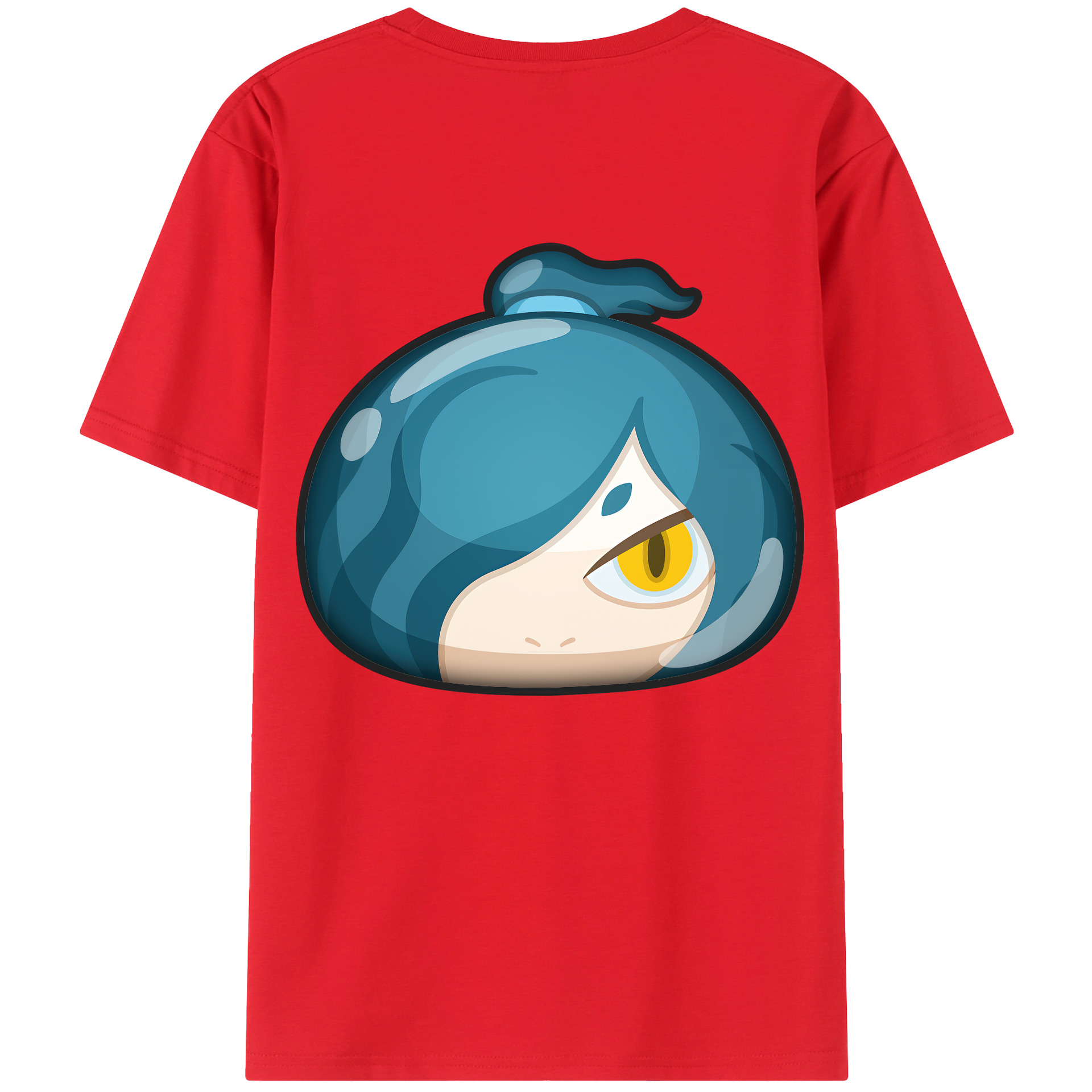 （画像用） 妖怪ウォッチ Yo-kai Watch 綿100％ メンズ半袖Tシャツ（バックプリント） 通気性