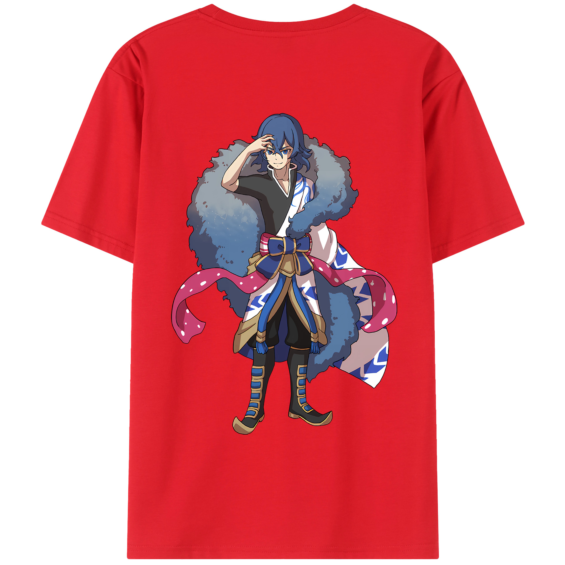 （画像用） 妖怪ウォッチ Yo-kai Watch 綿100％ メンズ半袖Tシャツ（バックプリント） 通気性
