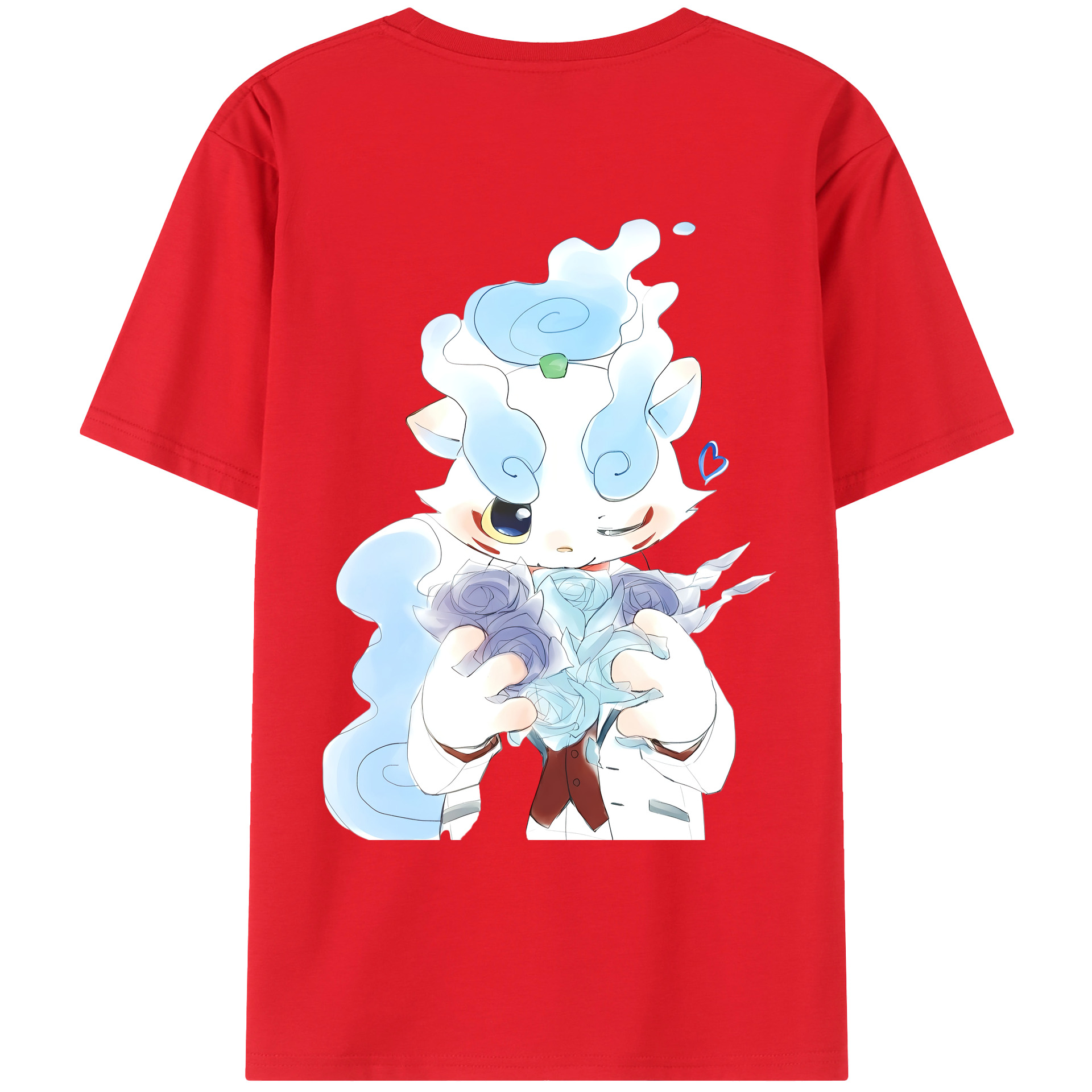 （画像用） 妖怪ウォッチ Yo-kai Watch 綿100％ メンズ半袖Tシャツ（バックプリント） 通気性