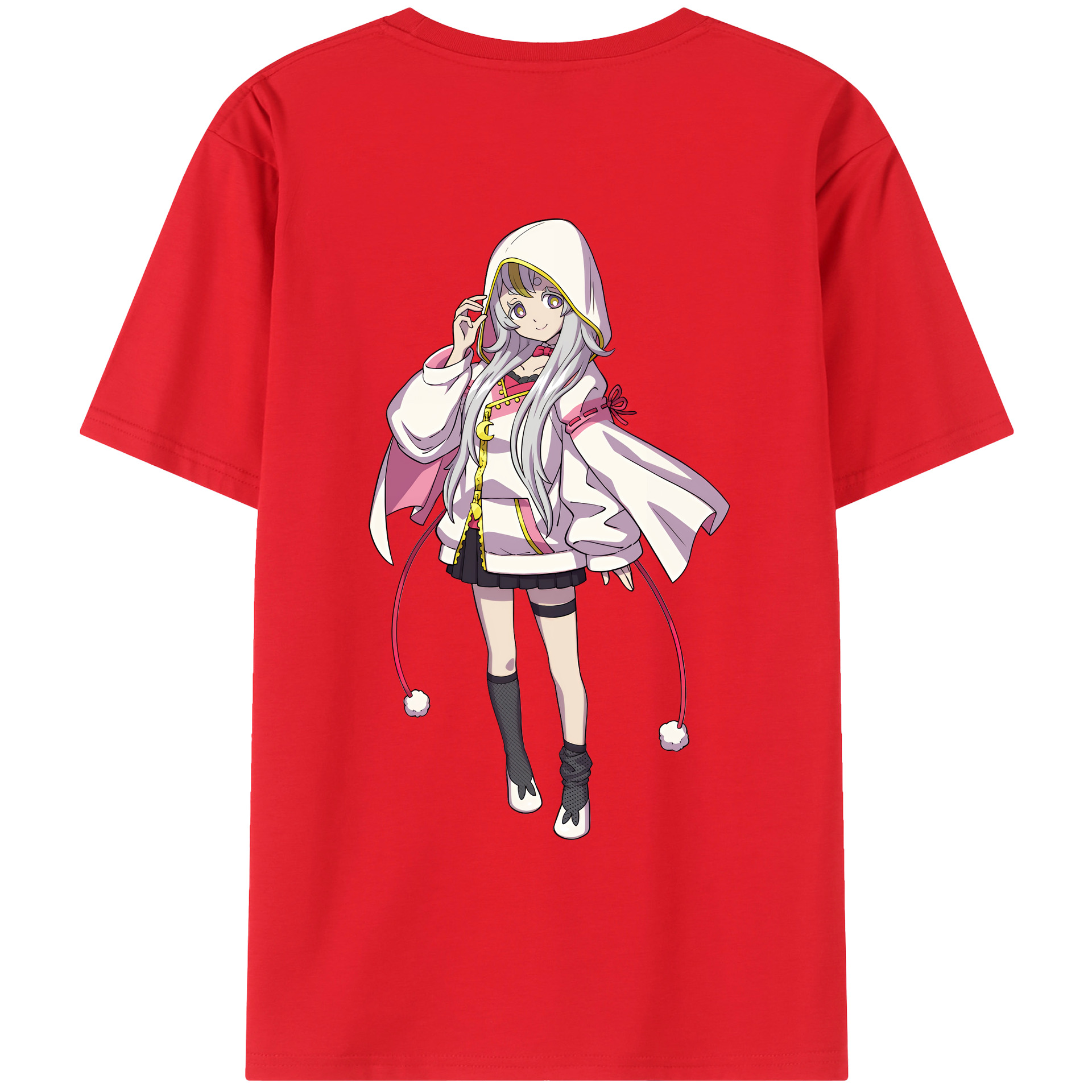 （画像用） 妖怪ウォッチ Yo-kai Watch 綿100％ メンズ半袖Tシャツ（バックプリント） 通気性