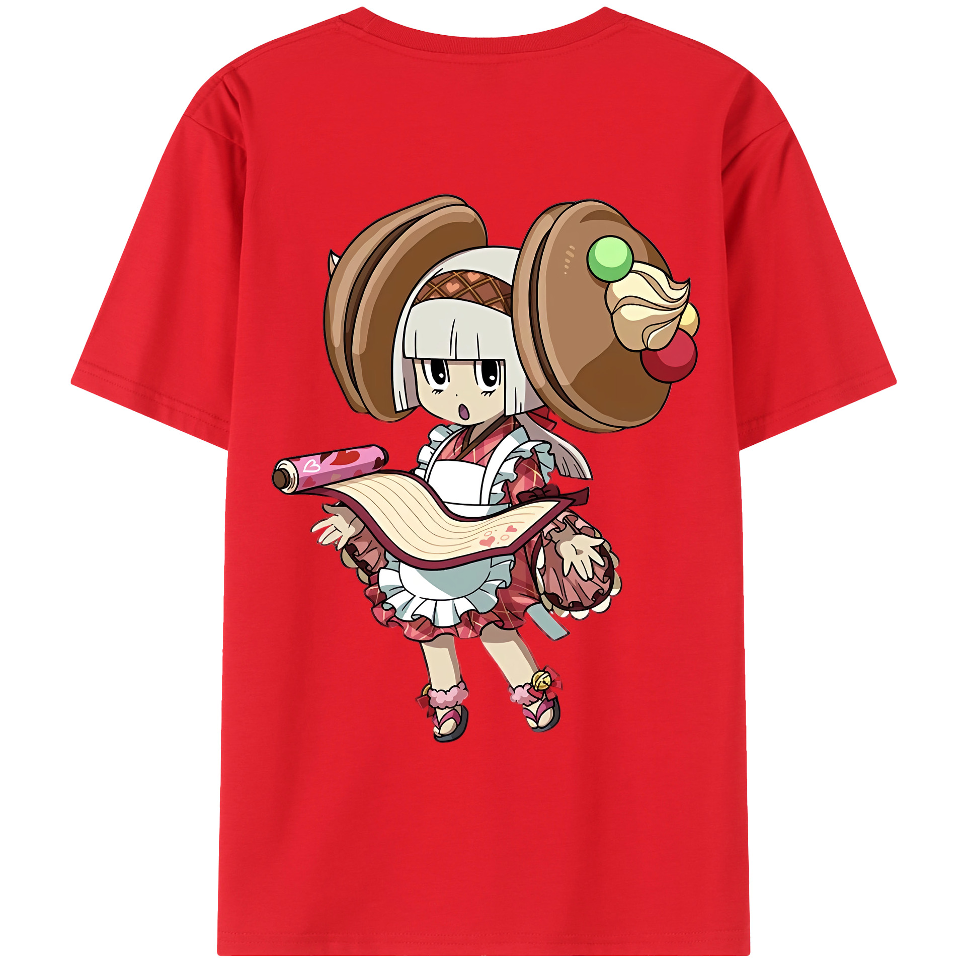 （画像用） 妖怪ウォッチ Yo-kai Watch 綿100％ メンズ半袖Tシャツ（バックプリント） 通気性