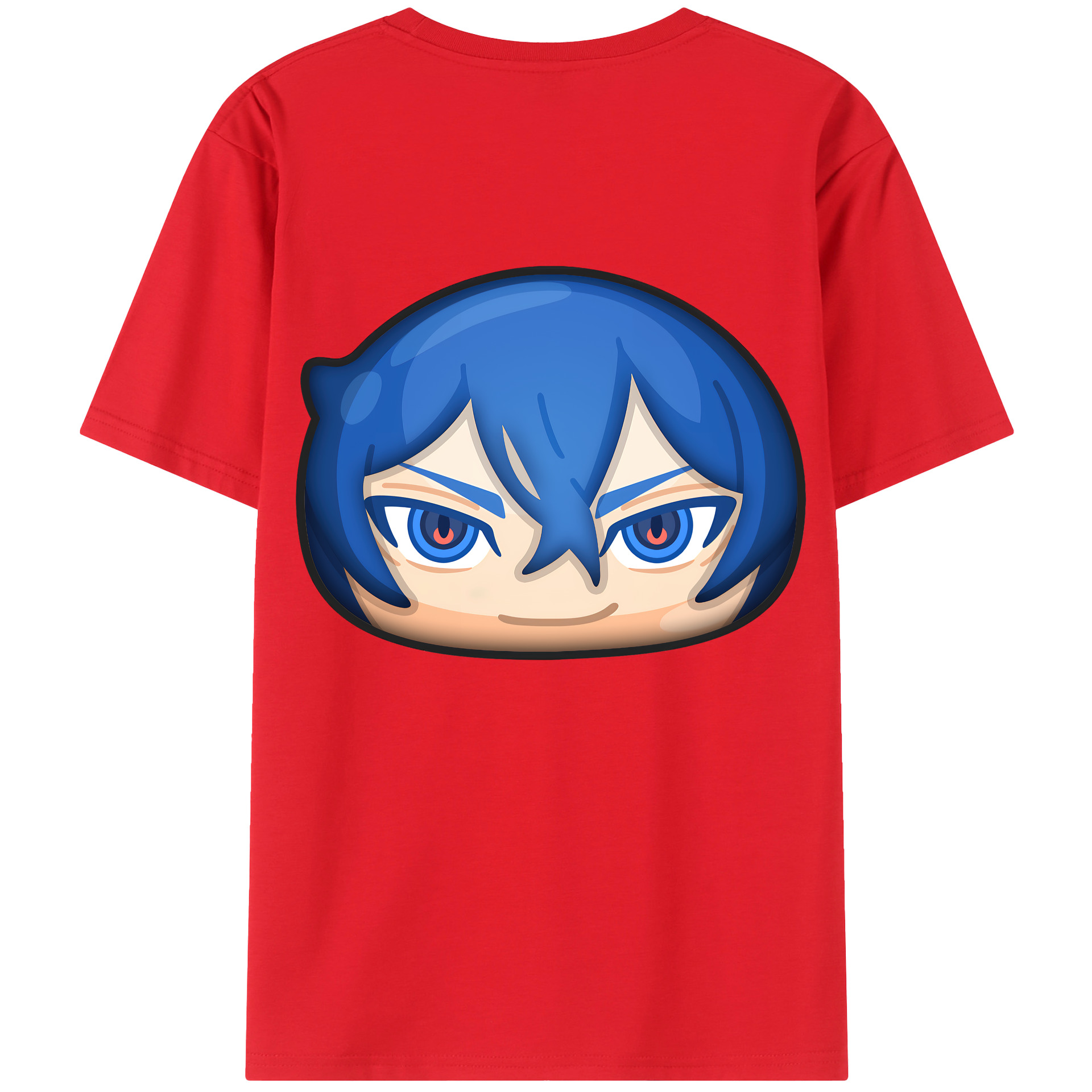 （画像用） 妖怪ウォッチ Yo-kai Watch 綿100％ メンズ半袖Tシャツ（バックプリント） 通気性