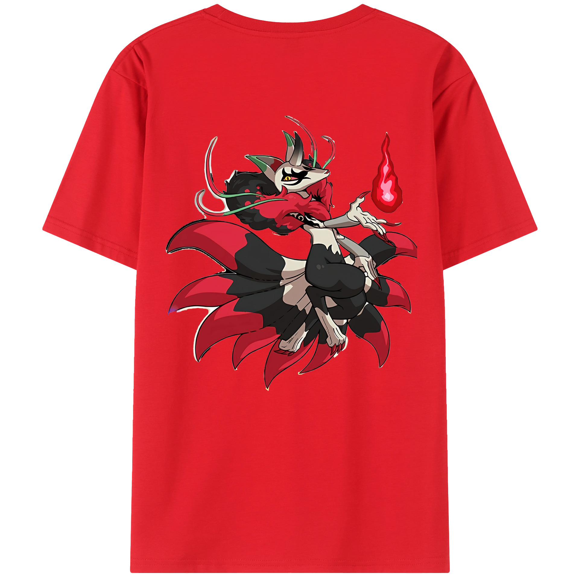 （画像用） 妖怪ウォッチ Yo-kai Watch 綿100％ メンズ半袖Tシャツ（バックプリント） 通気性