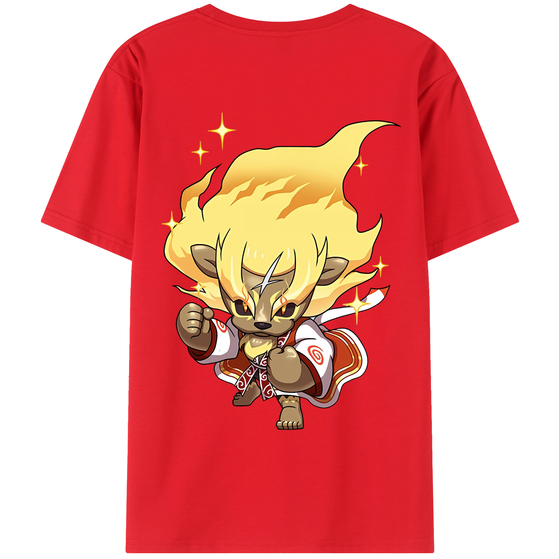 （画像用） 妖怪ウォッチ Yo-kai Watch 綿100％ メンズ半袖Tシャツ（バックプリント） 通気性