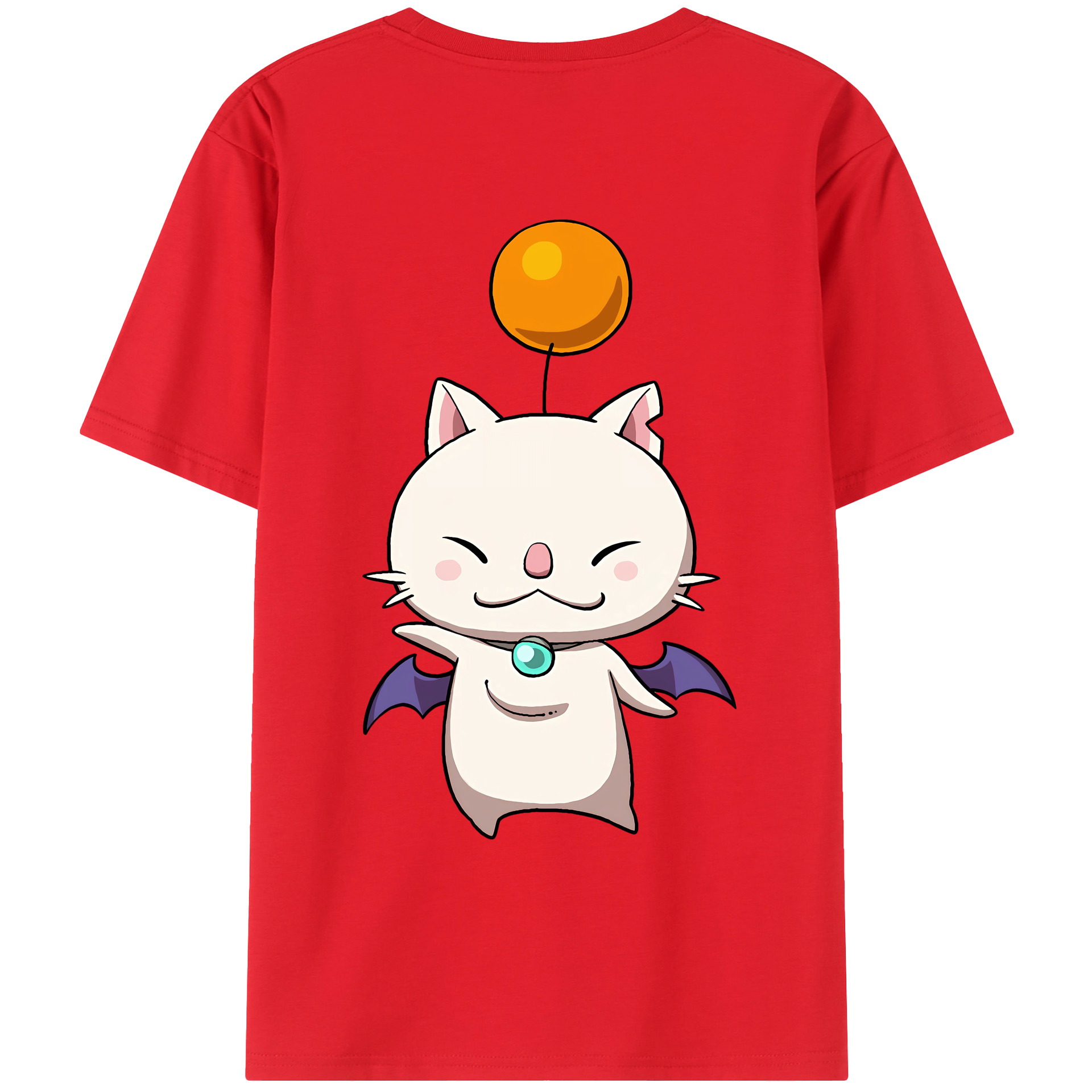 （画像用） 妖怪ウォッチ Yo-kai Watch 綿100％ メンズ半袖Tシャツ（バックプリント） 通気性