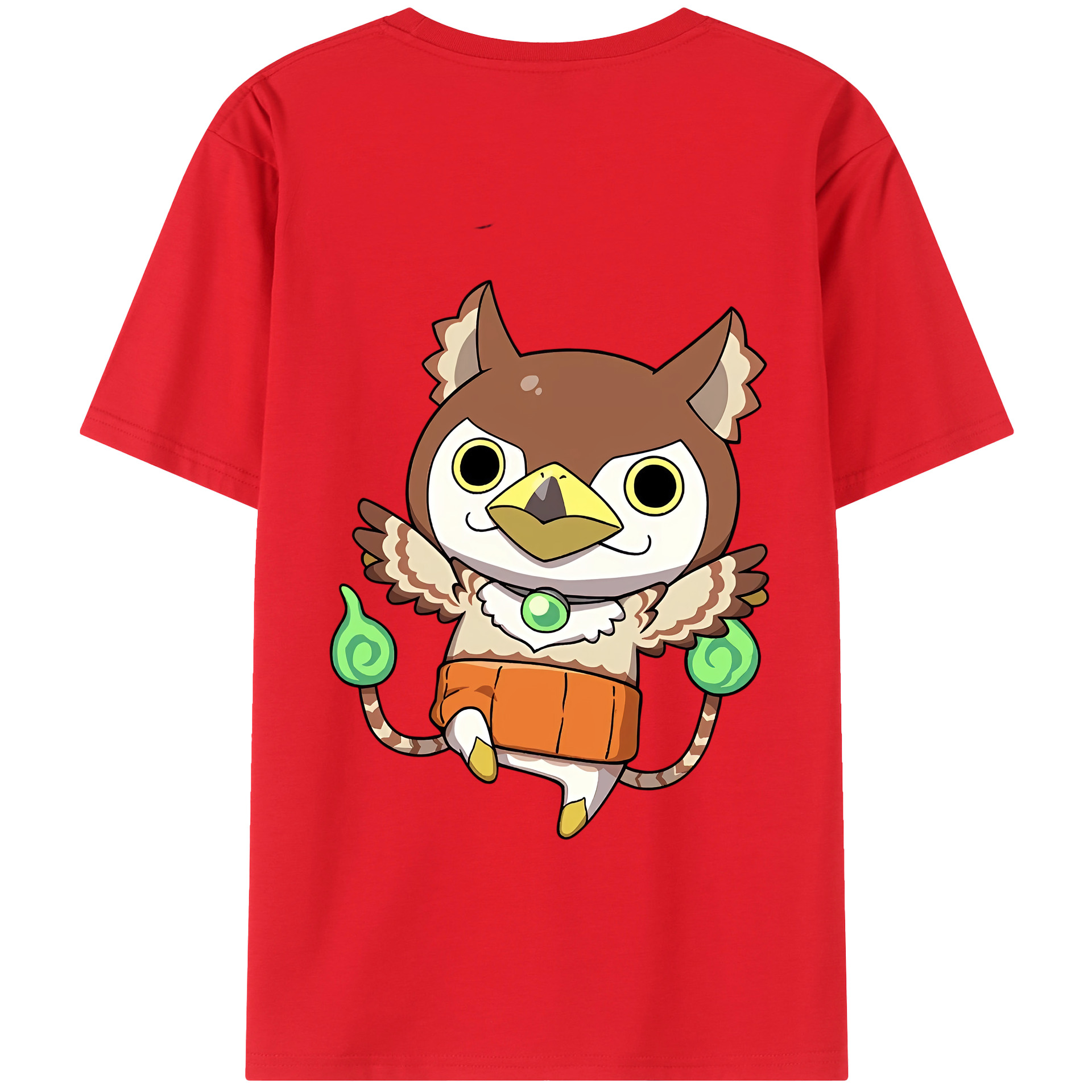 （画像用） 妖怪ウォッチ Yo-kai Watch 綿100％ メンズ半袖Tシャツ（バックプリント） 通気性