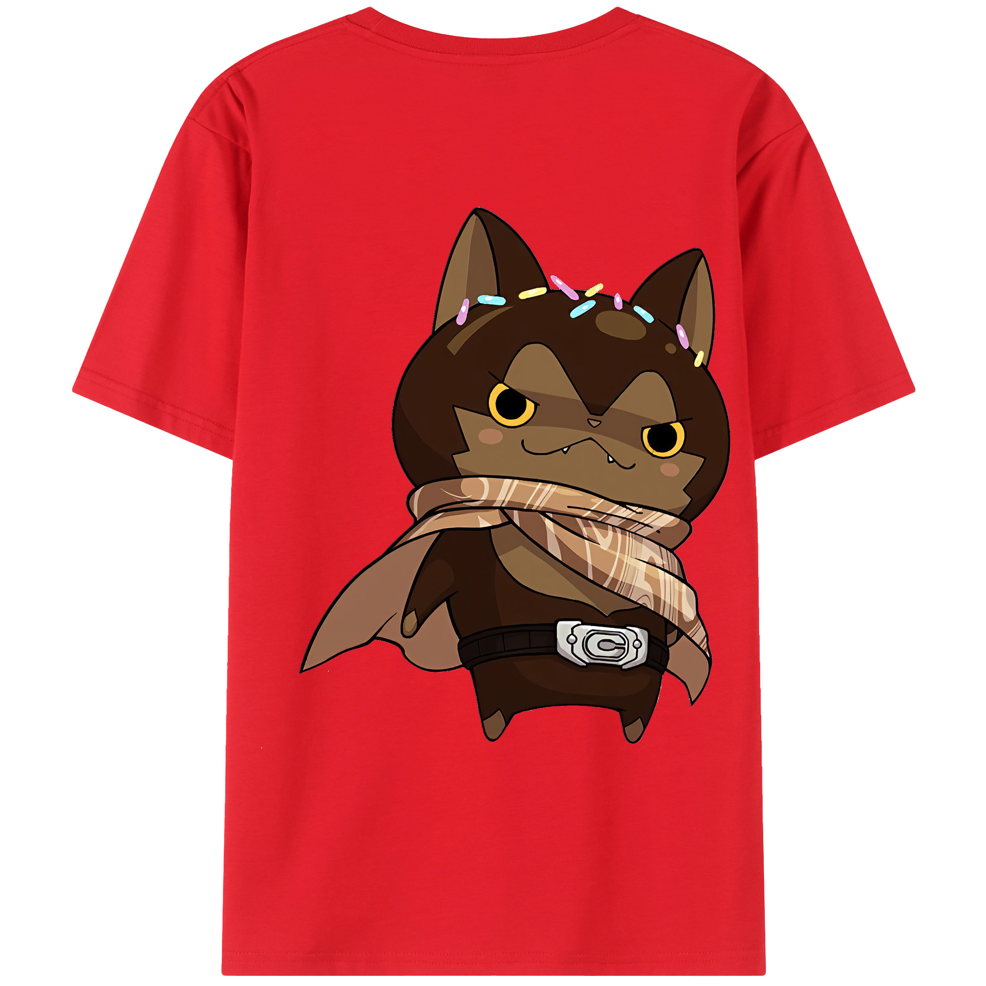 （画像用） 妖怪ウォッチ Yo-kai Watch 綿100％ メンズ半袖Tシャツ（バックプリント） 通気性