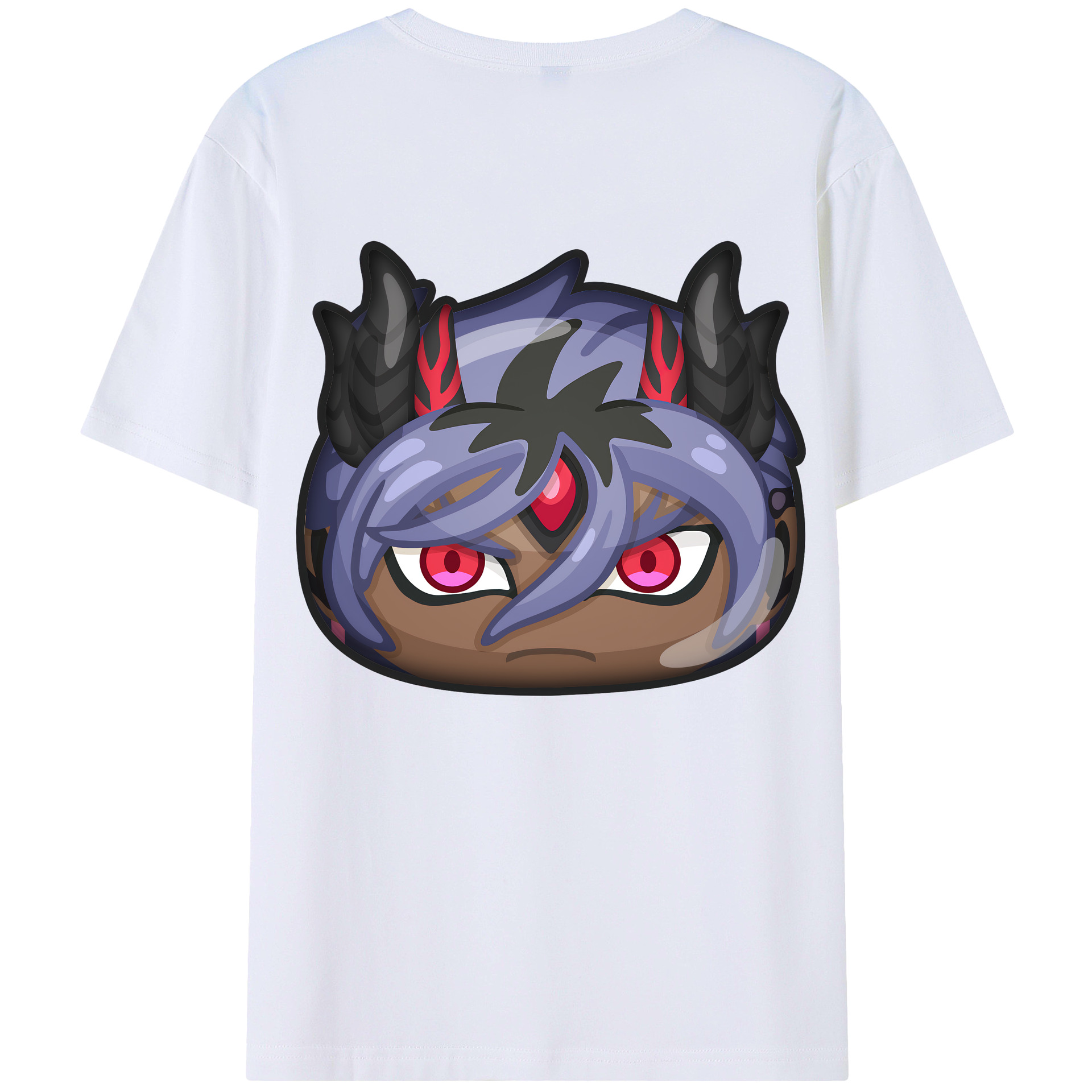 （画像用） 妖怪ウォッチ Yo-kai Watch 綿100％ メンズ半袖Tシャツ（バックプリント） 通気性