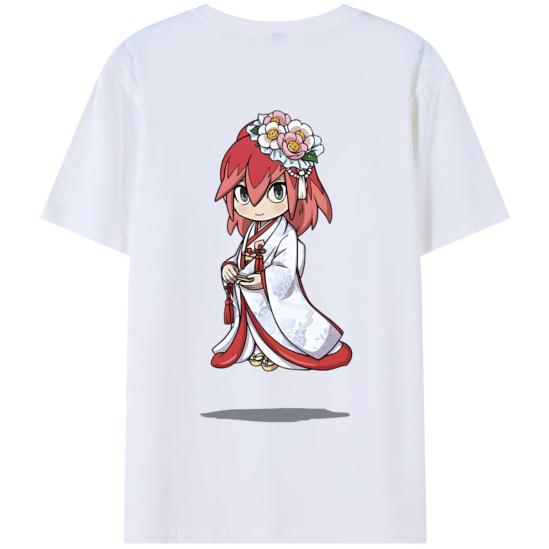 （画像用） 妖怪ウォッチ Yo-kai Watch 綿100％ メンズ半袖Tシャツ（バックプリント） 通気性