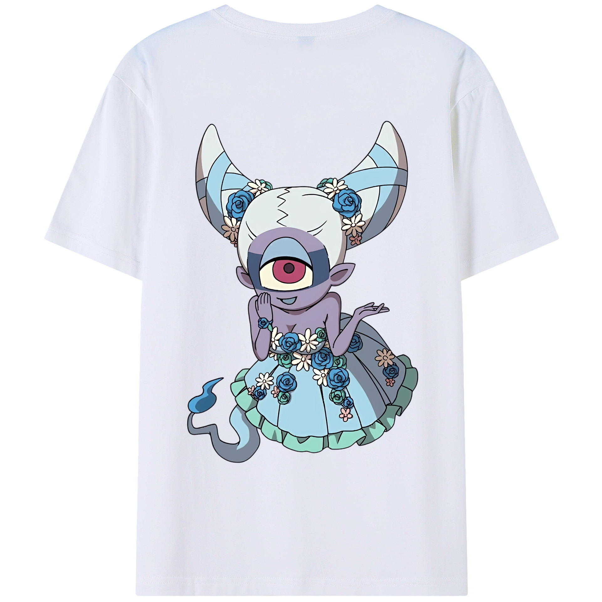 （画像用） 妖怪ウォッチ Yo-kai Watch 綿100％ メンズ半袖Tシャツ（バックプリント） 通気性