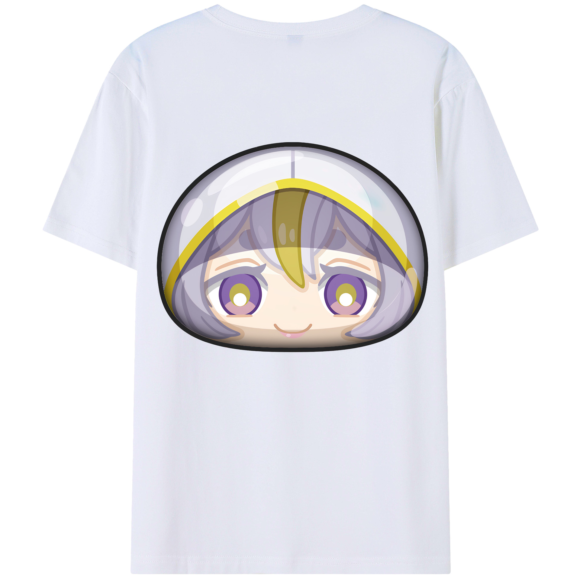 （画像用） 妖怪ウォッチ Yo-kai Watch 綿100％ メンズ半袖Tシャツ（バックプリント） 通気性
