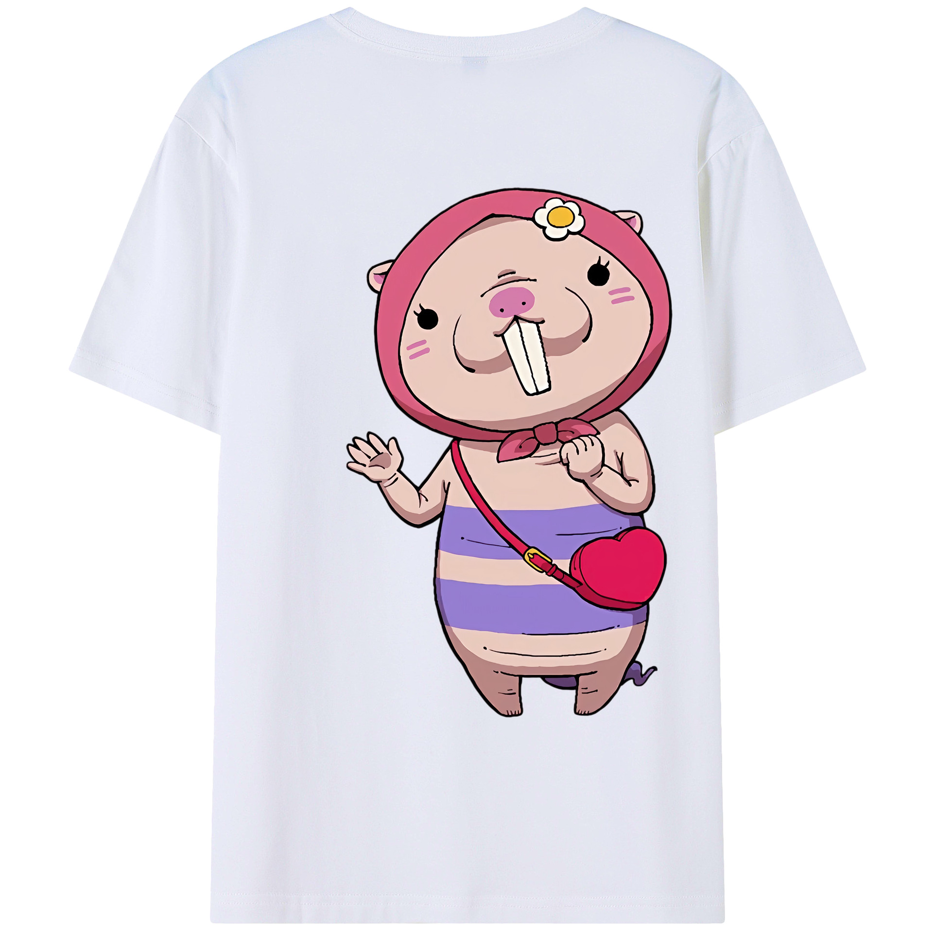 （画像用） 妖怪ウォッチ Yo-kai Watch 綿100％ メンズ半袖Tシャツ（バックプリント） 通気性