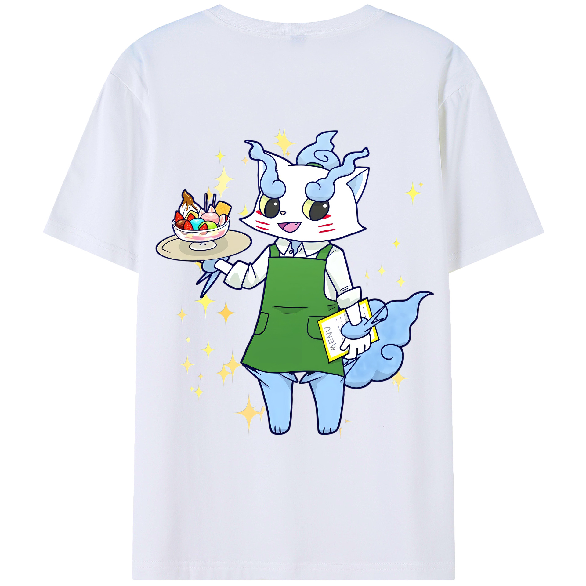 （画像用） 妖怪ウォッチ Yo-kai Watch 綿100％ メンズ半袖Tシャツ（バックプリント） 通気性