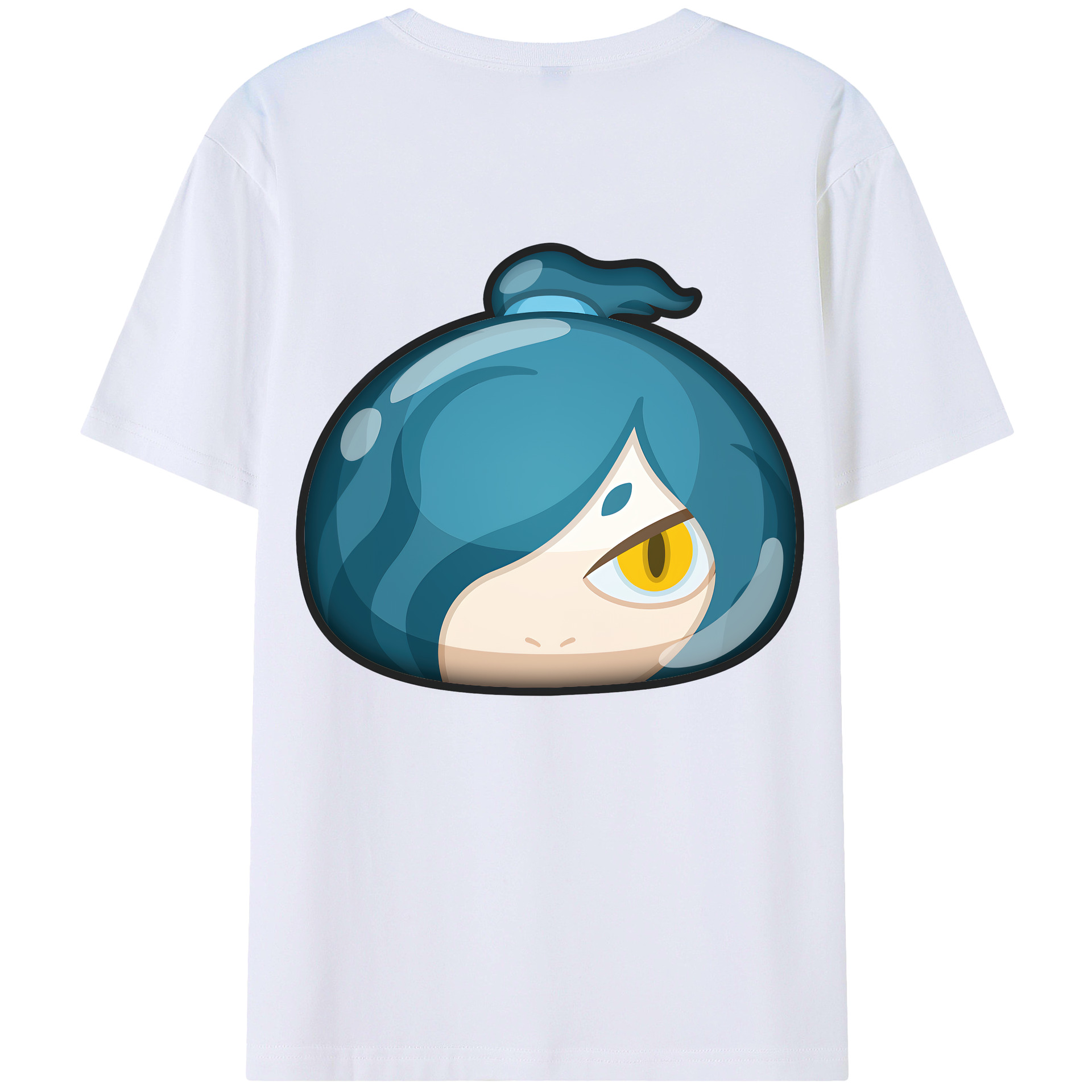 （画像用） 妖怪ウォッチ Yo-kai Watch 綿100％ メンズ半袖Tシャツ（バックプリント） 通気性