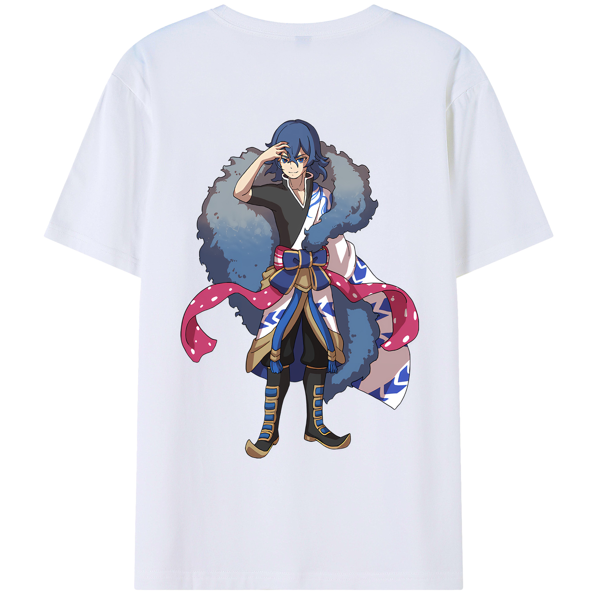 （画像用） 妖怪ウォッチ Yo-kai Watch 綿100％ メンズ半袖Tシャツ（バックプリント） 通気性