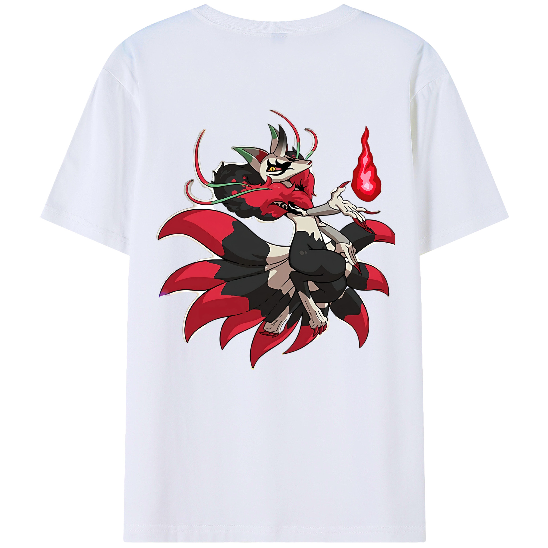 （画像用） 妖怪ウォッチ Yo-kai Watch 綿100％ メンズ半袖Tシャツ（バックプリント） 通気性