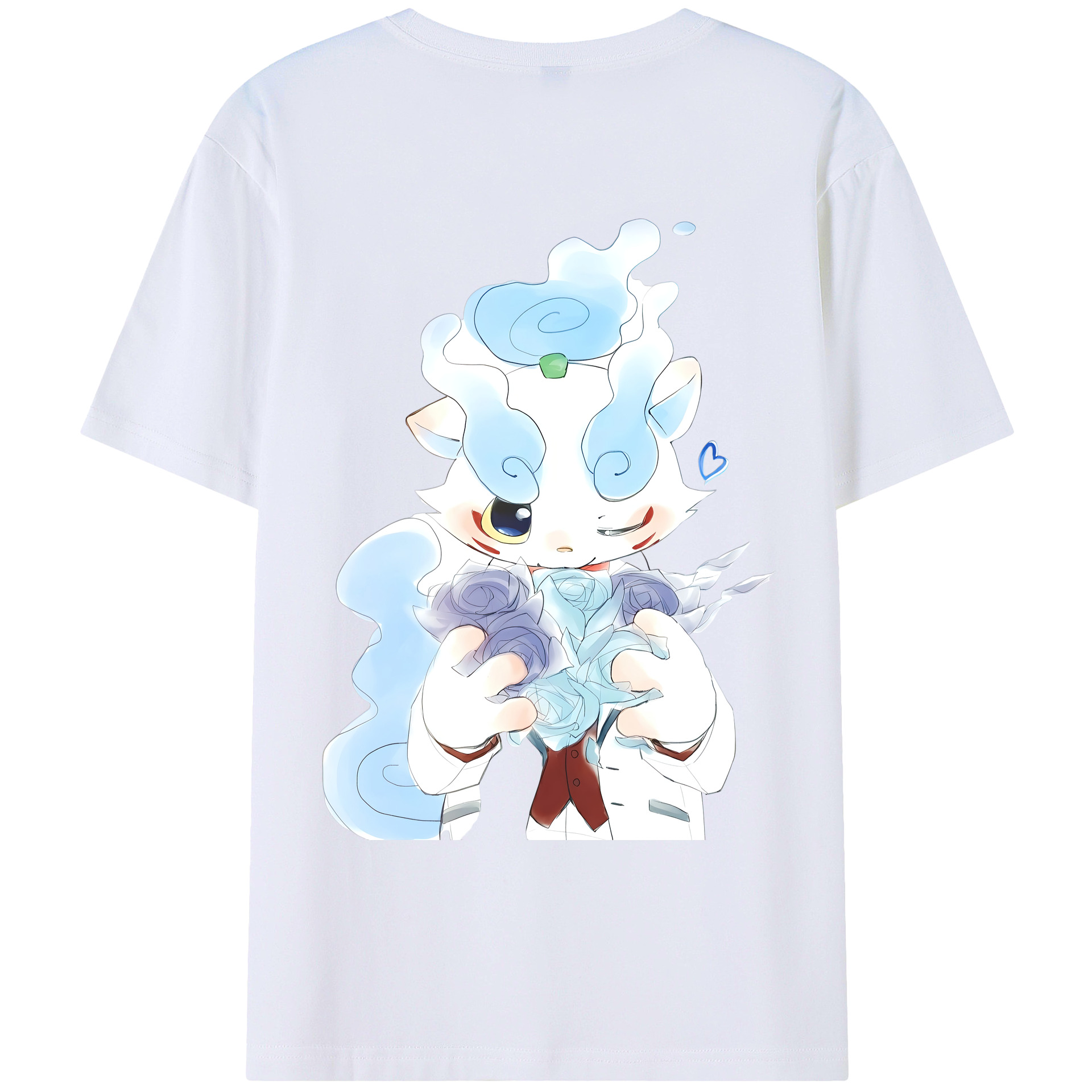 （画像用） 妖怪ウォッチ Yo-kai Watch 綿100％ メンズ半袖Tシャツ（バックプリント） 通気性