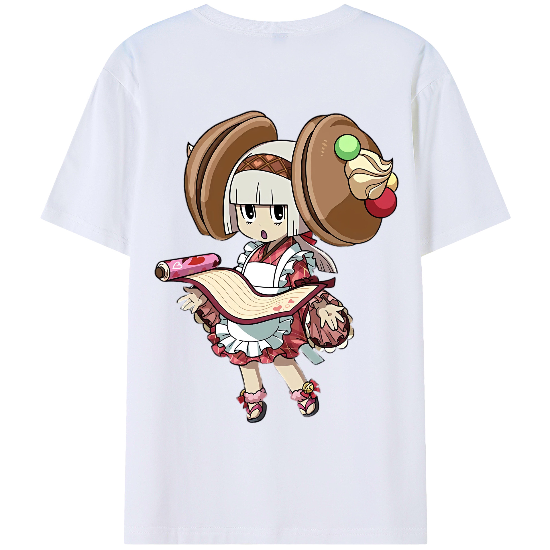 （画像用） 妖怪ウォッチ Yo-kai Watch 綿100％ メンズ半袖Tシャツ（バックプリント） 通気性
