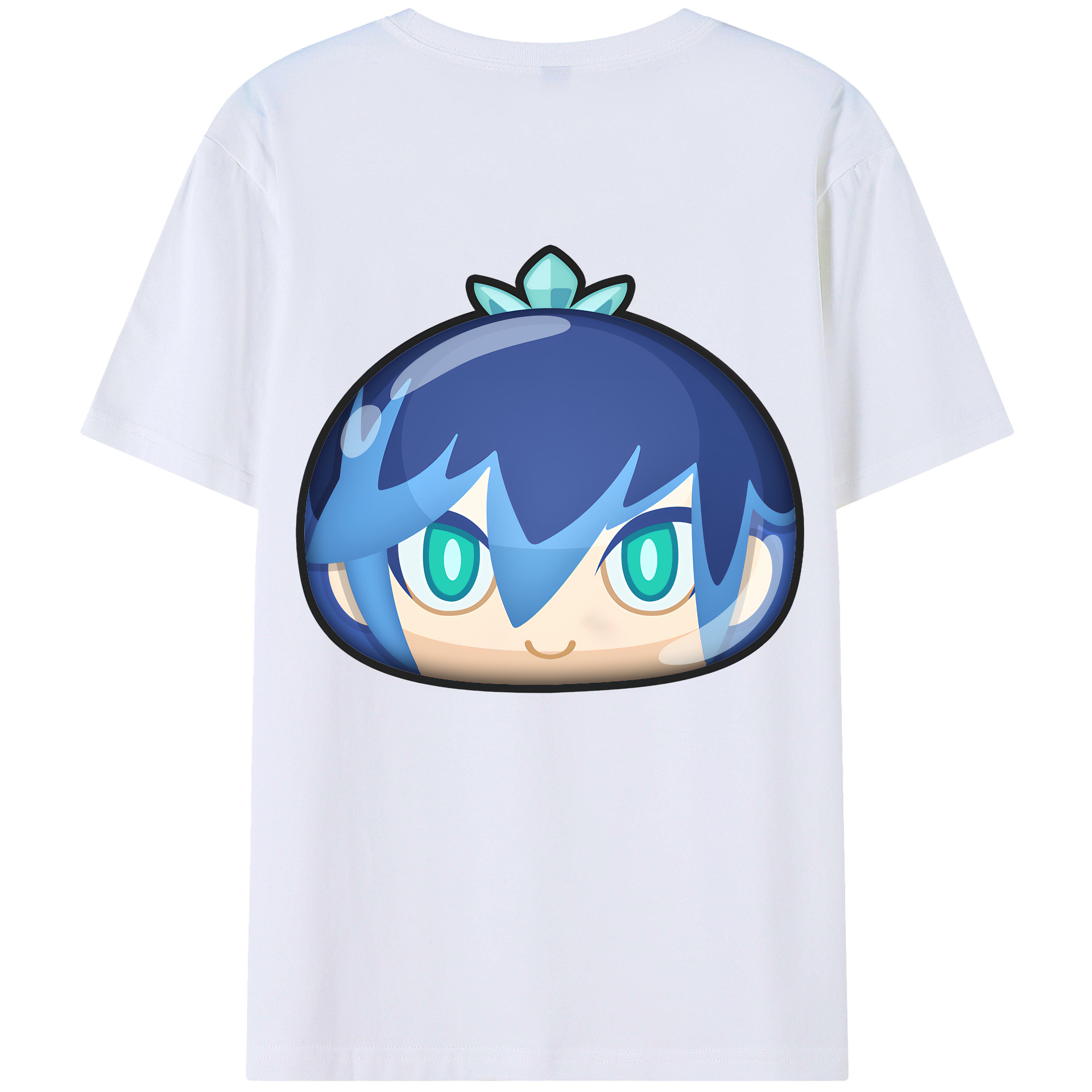 （画像用） 妖怪ウォッチ Yo-kai Watch 綿100％ メンズ半袖Tシャツ（バックプリント） 通気性