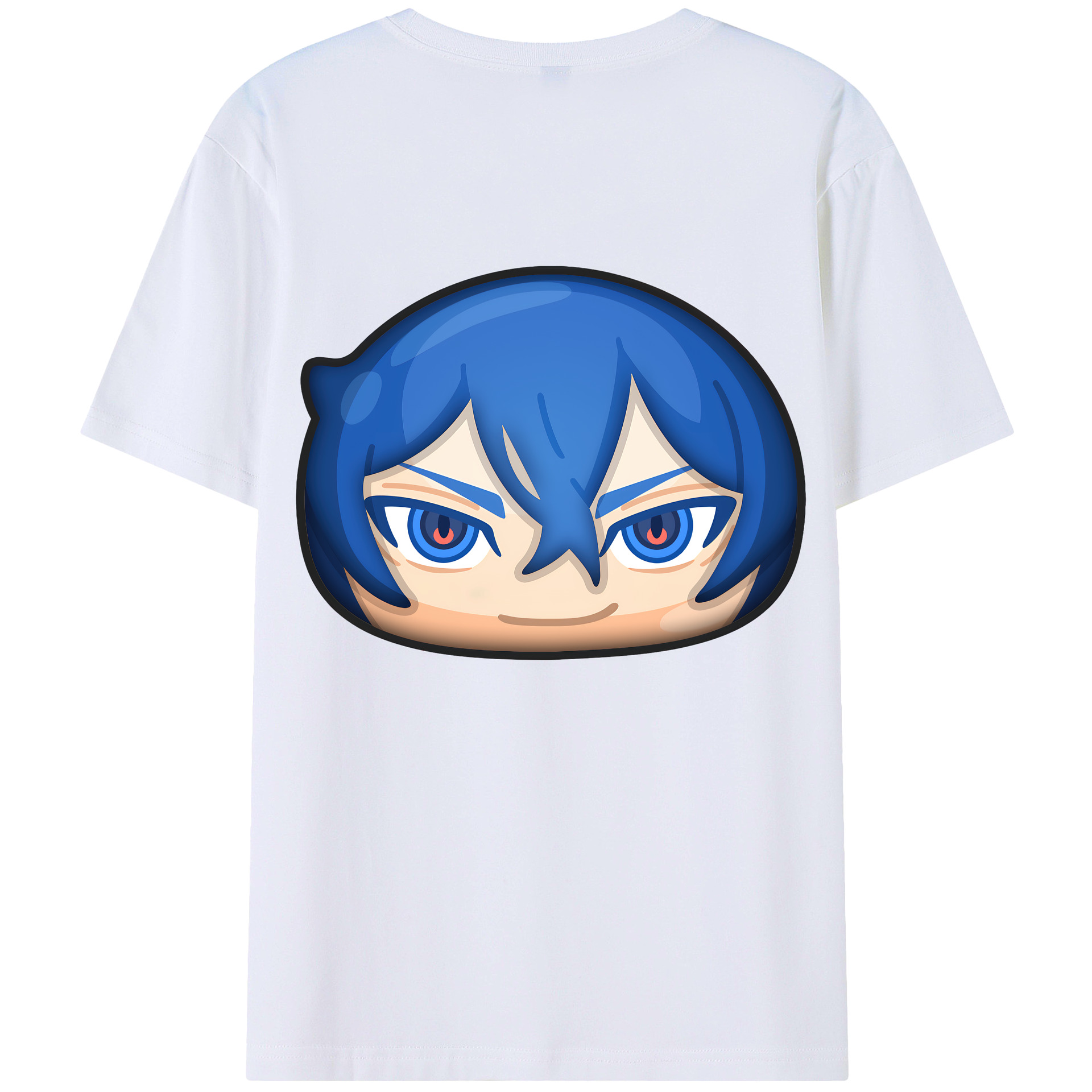 （画像用） 妖怪ウォッチ Yo-kai Watch 綿100％ メンズ半袖Tシャツ（バックプリント） 通気性