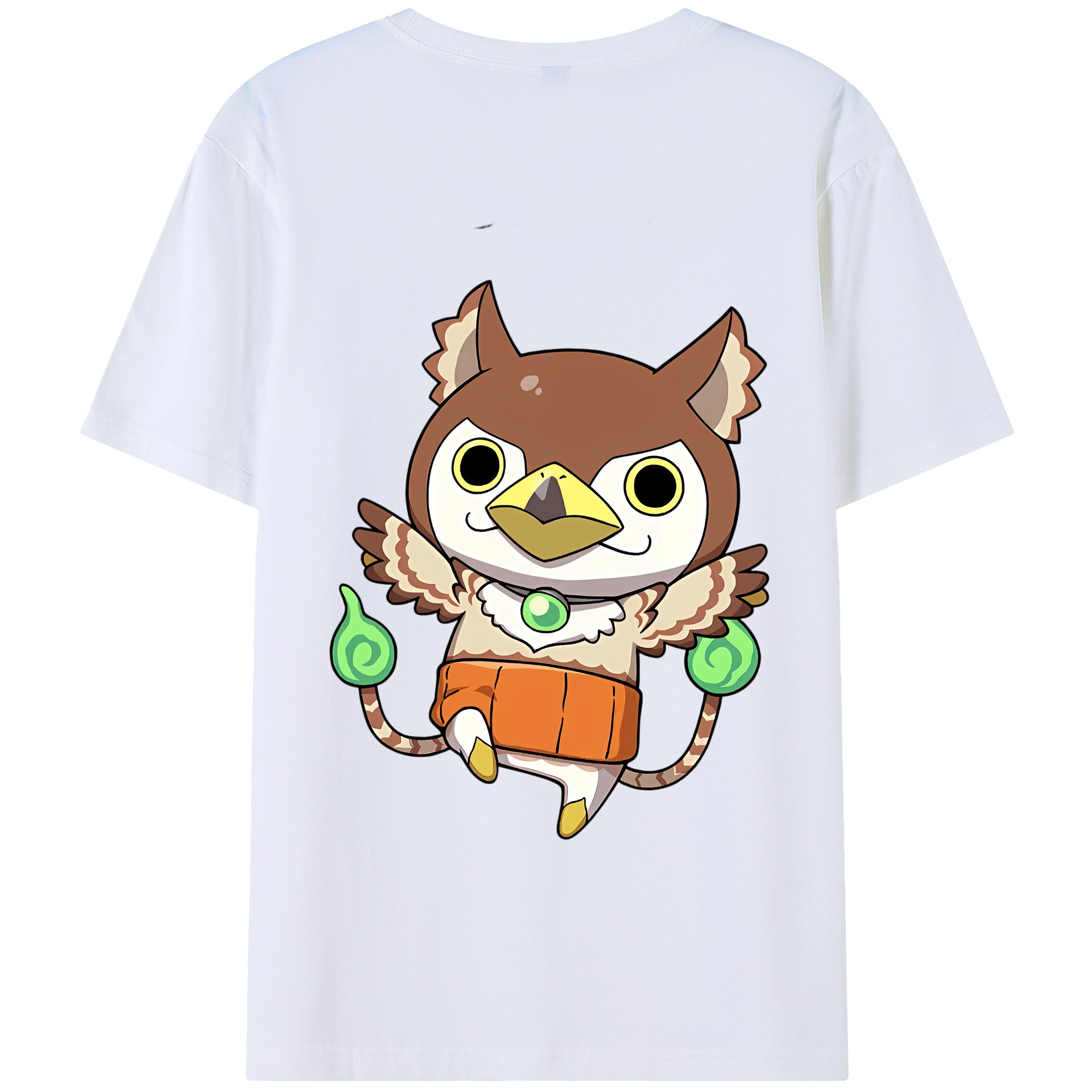 （画像用） 妖怪ウォッチ Yo-kai Watch 綿100％ メンズ半袖Tシャツ（バックプリント） 通気性