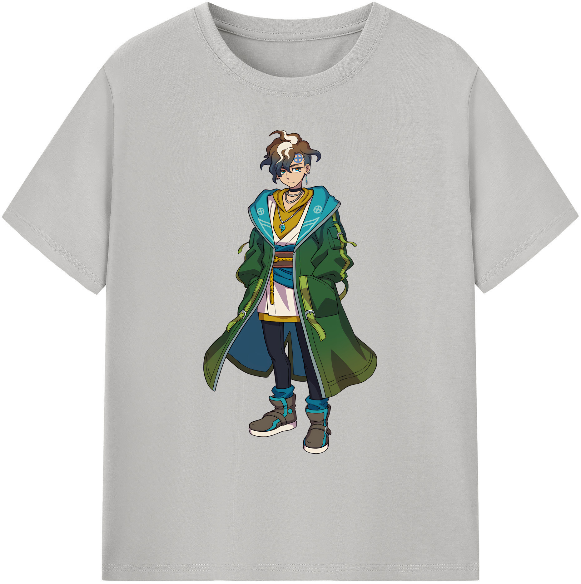 （画像用） 妖怪ウォッチ Yo-kai Watch 綿100％ メンズ半袖Tシャツ｜肌触りやわらか＆通気性