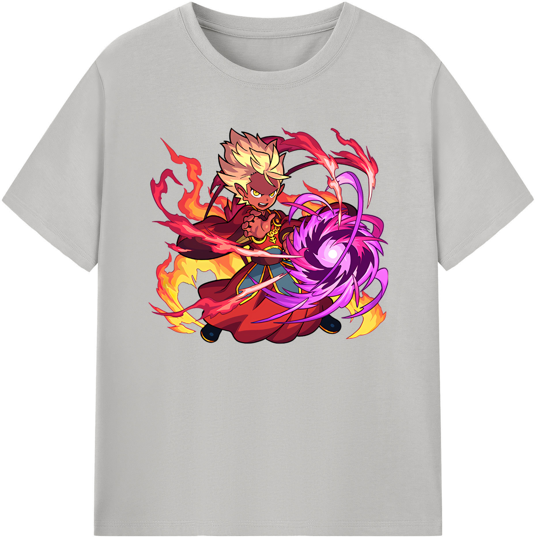 （画像用） 妖怪ウォッチ Yo-kai Watch 綿100％ メンズ半袖Tシャツ｜肌触りやわらか＆通気性