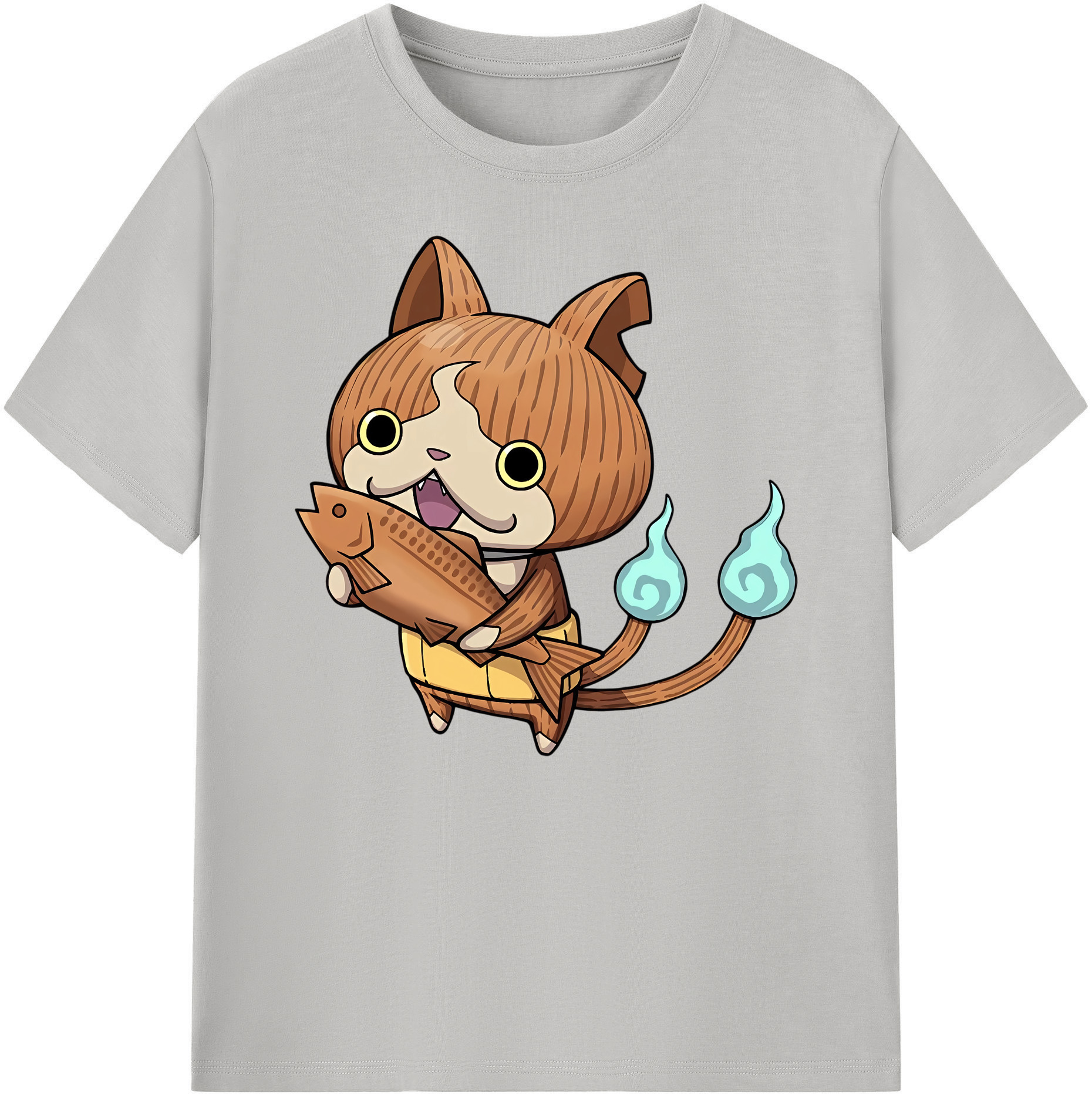 （画像用） 妖怪ウォッチ Yo-kai Watch 綿100％ メンズ半袖Tシャツ｜肌触りやわらか＆通気性