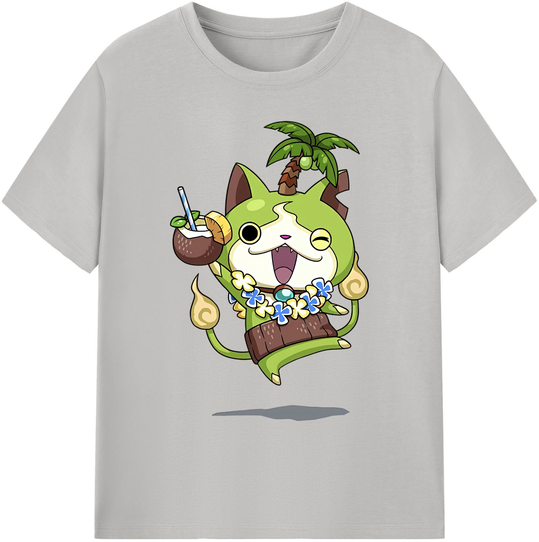 （画像用） 妖怪ウォッチ Yo-kai Watch 綿100％ メンズ半袖Tシャツ｜肌触りやわらか＆通気性