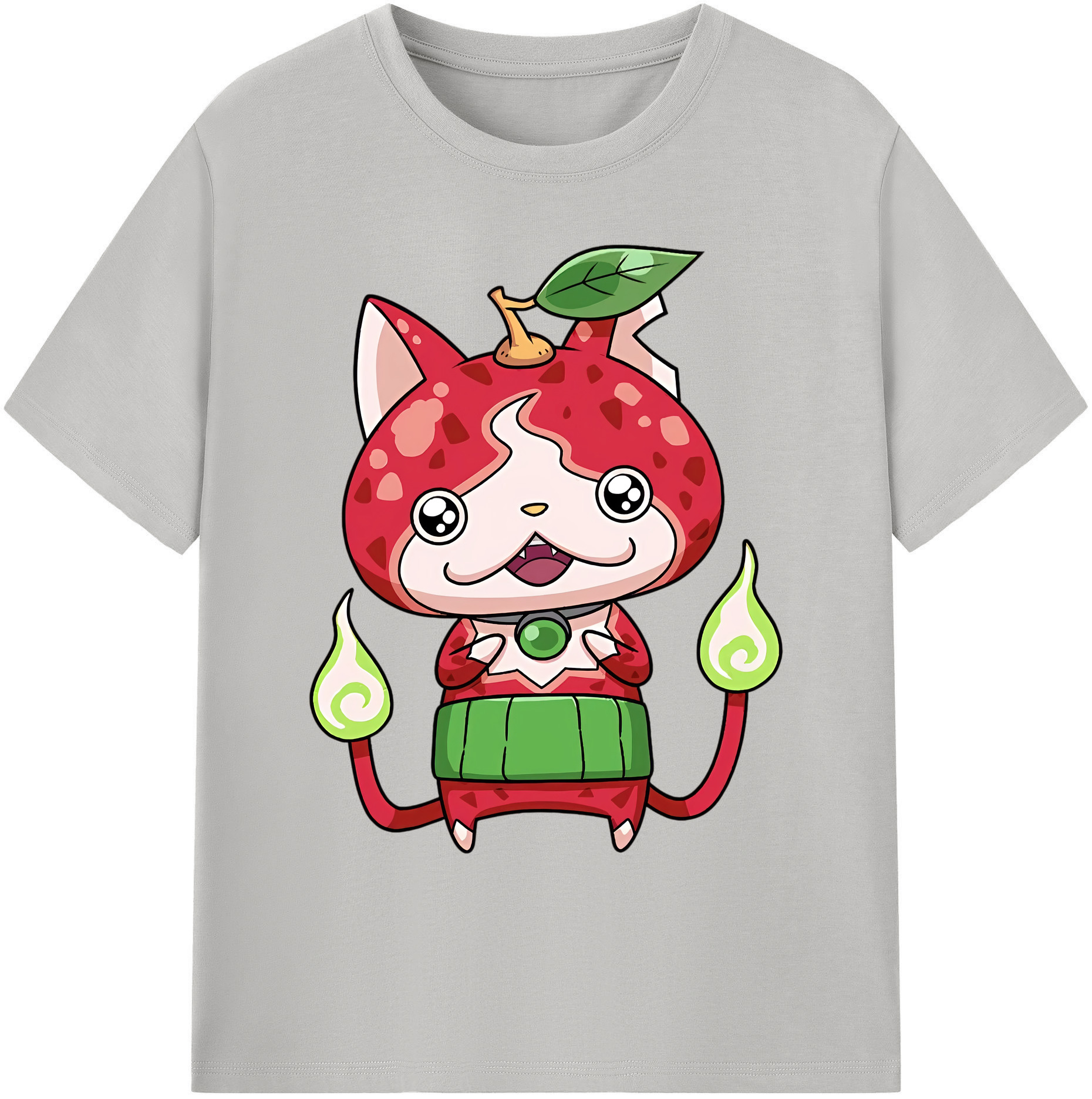 （画像用） 妖怪ウォッチ Yo-kai Watch 綿100％ メンズ半袖Tシャツ｜肌触りやわらか＆通気性