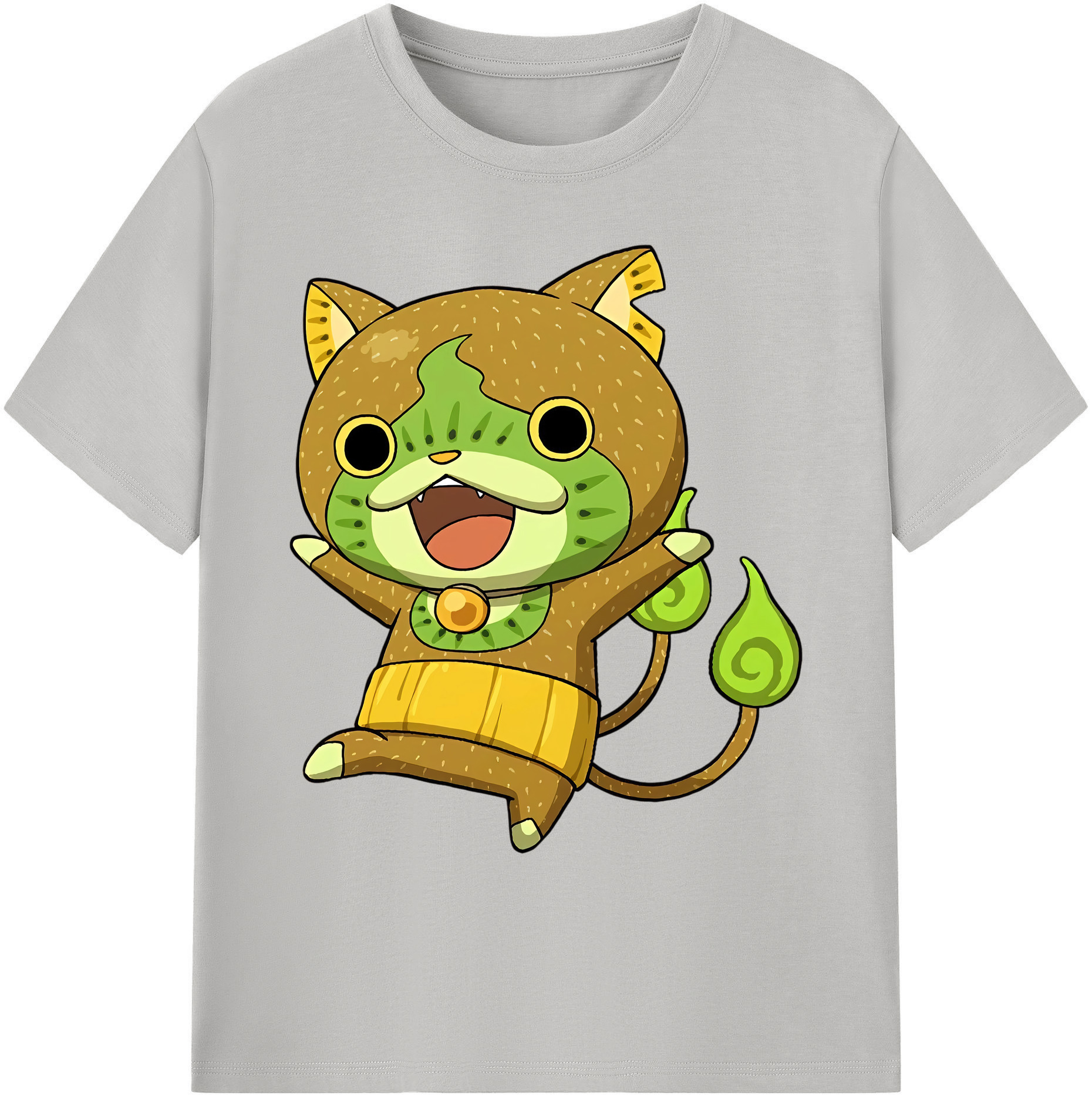 （画像用） 妖怪ウォッチ Yo-kai Watch 綿100％ メンズ半袖Tシャツ｜肌触りやわらか＆通気性