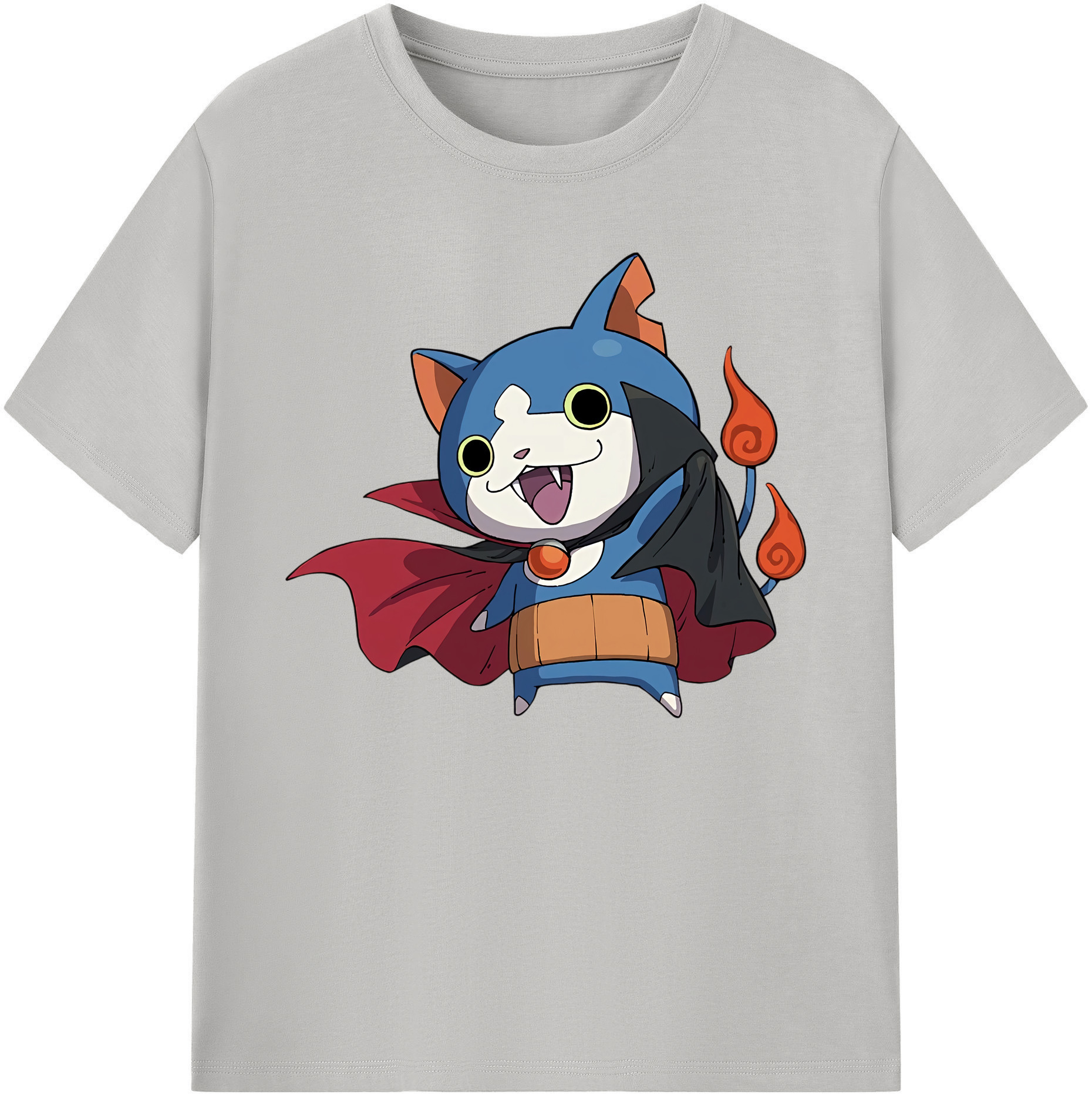 （画像用） 妖怪ウォッチ Yo-kai Watch 綿100％ メンズ半袖Tシャツ｜肌触りやわらか＆通気性