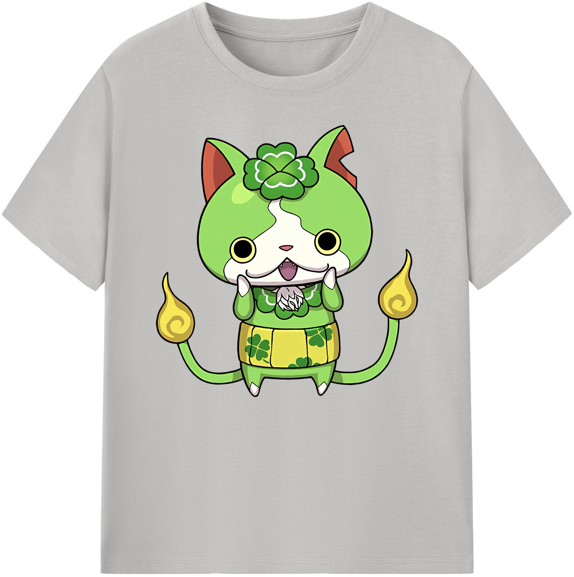 （画像用） 妖怪ウォッチ Yo-kai Watch 綿100％ メンズ半袖Tシャツ｜肌触りやわらか＆通気性