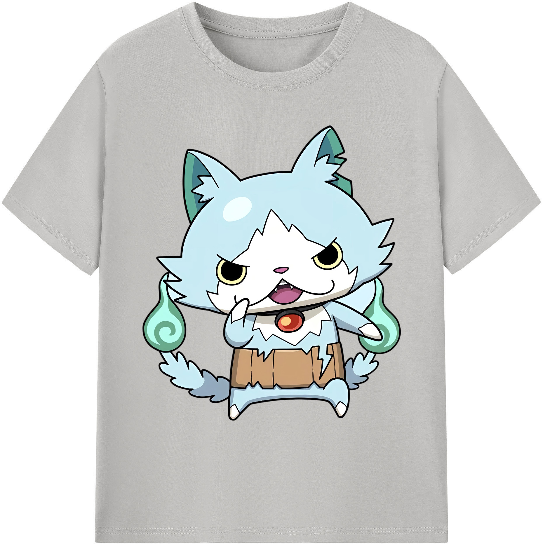 （画像用） 妖怪ウォッチ Yo-kai Watch 綿100％ メンズ半袖Tシャツ｜肌触りやわらか＆通気性