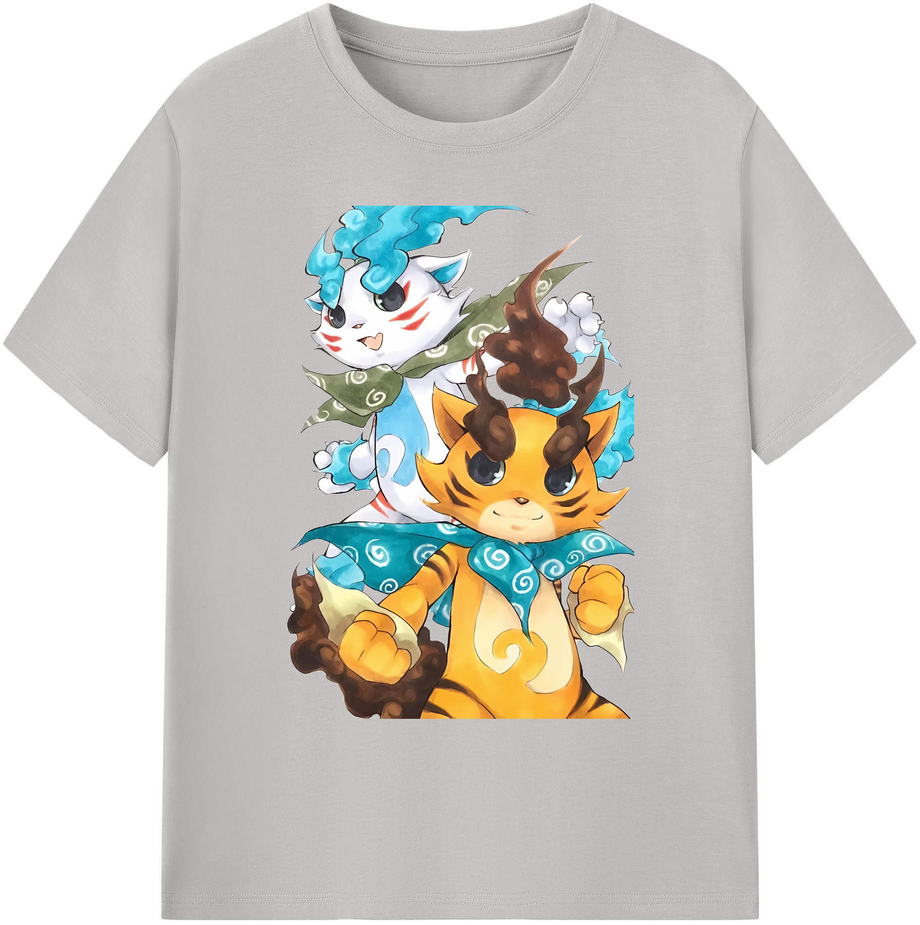 （画像用） 妖怪ウォッチ Yo-kai Watch 綿100％ メンズ半袖Tシャツ｜肌触りやわらか＆通気性