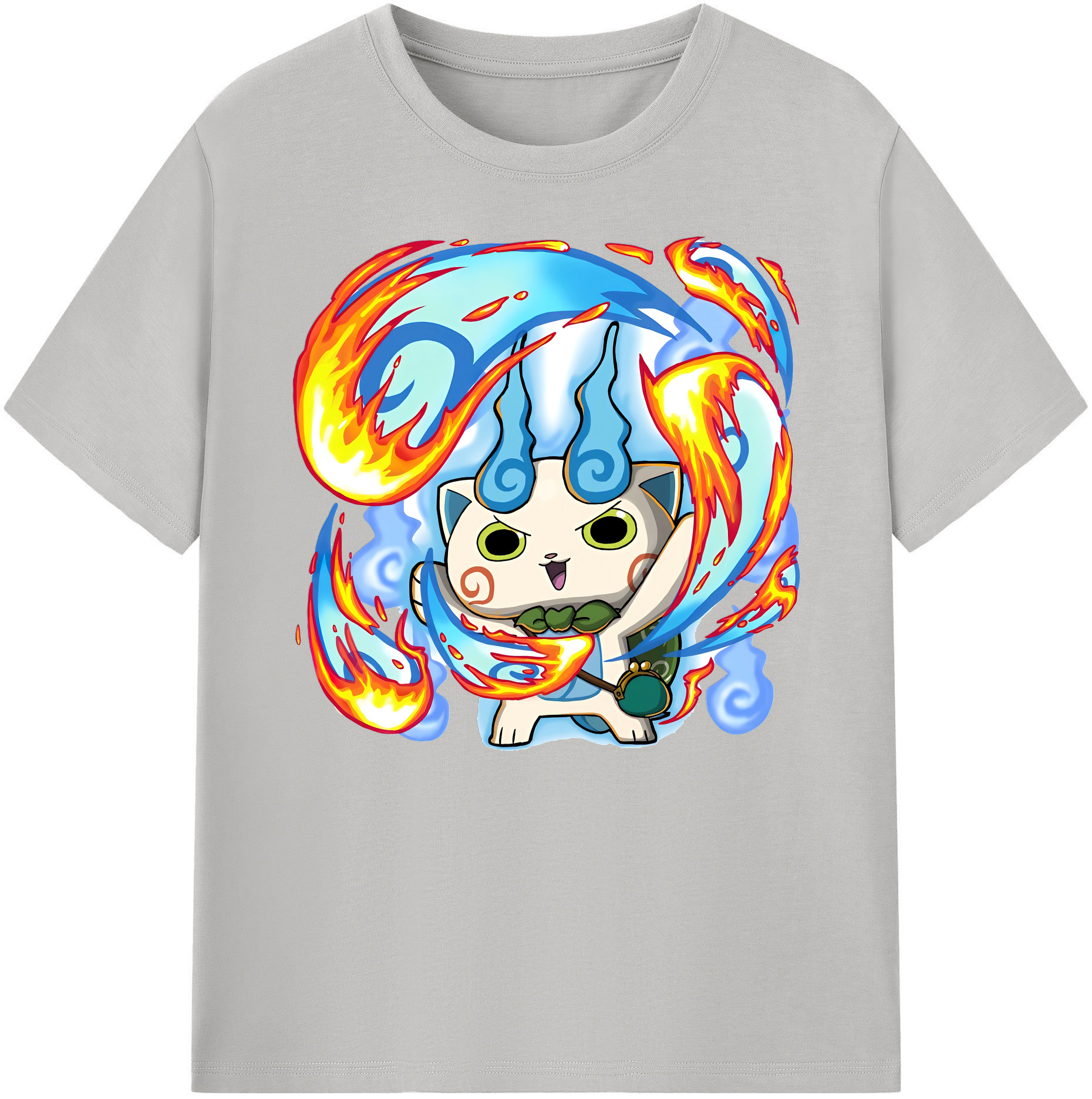 （画像用） 妖怪ウォッチ Yo-kai Watch 綿100％ メンズ半袖Tシャツ｜肌触りやわらか＆通気性