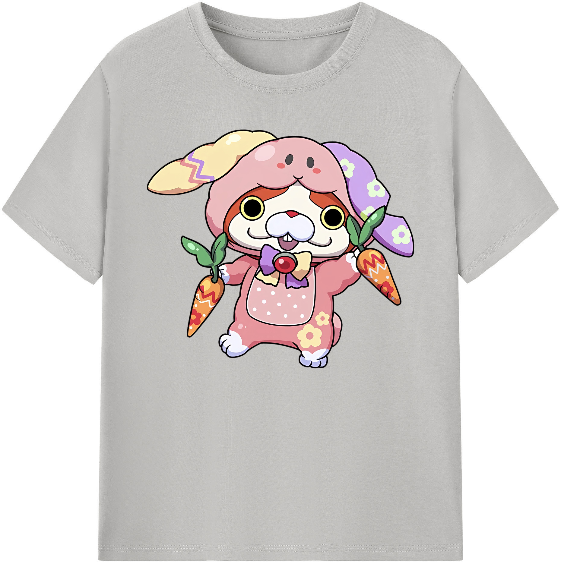 （画像用） 妖怪ウォッチ Yo-kai Watch 綿100％ メンズ半袖Tシャツ｜肌触りやわらか＆通気性